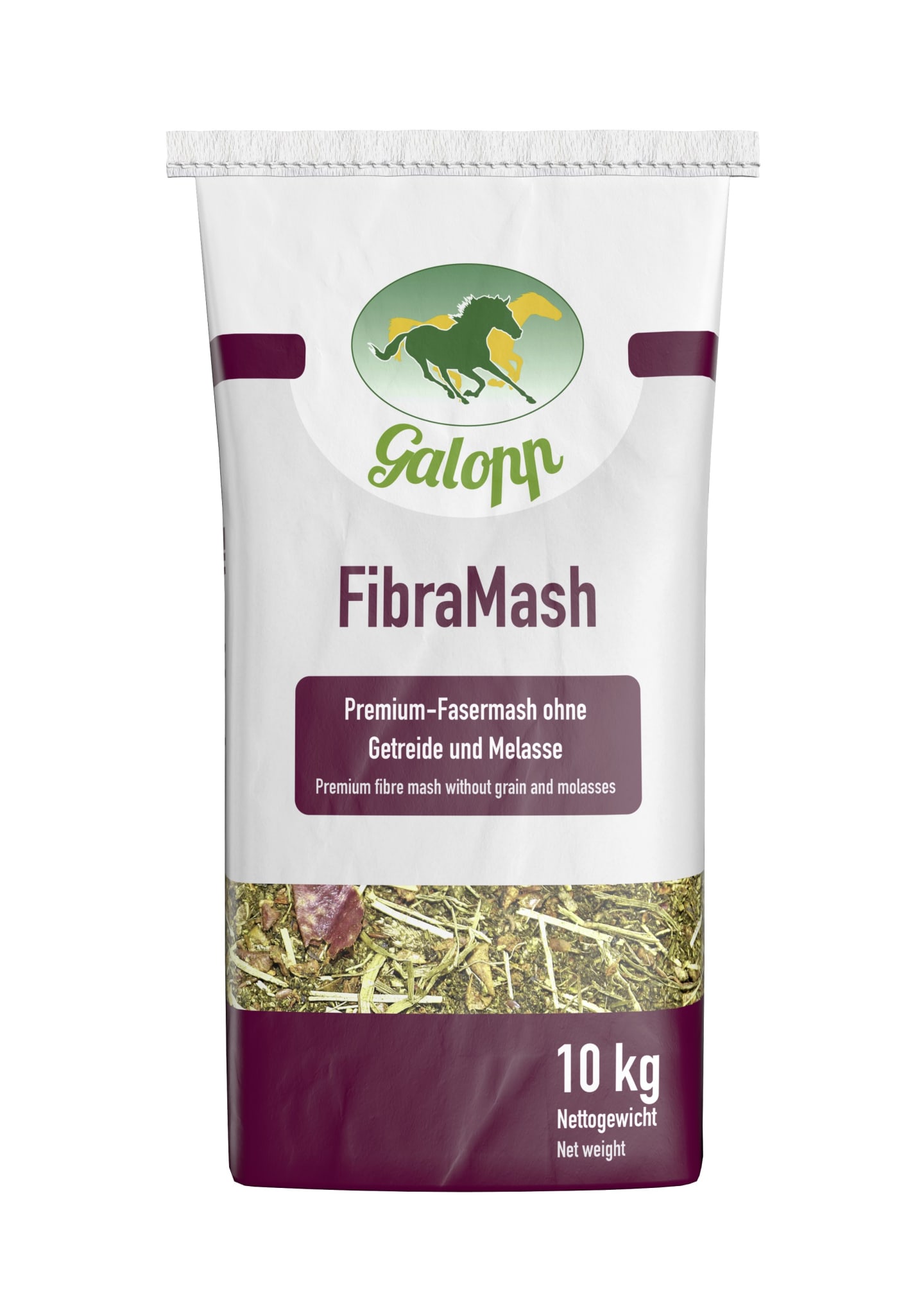 Galopp FibraMash getreidefreies, melassefreies Mash für Pferde 10 kg Sack