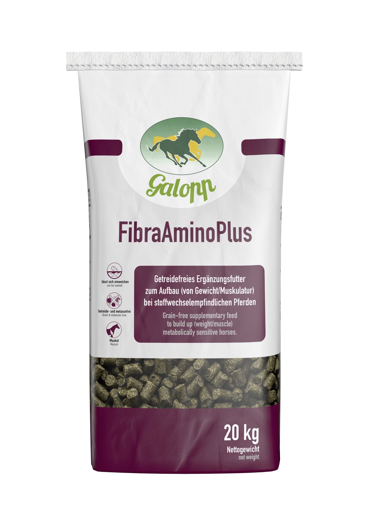 Galopp FibraAminoPlus für Pferde 20 kg Sack