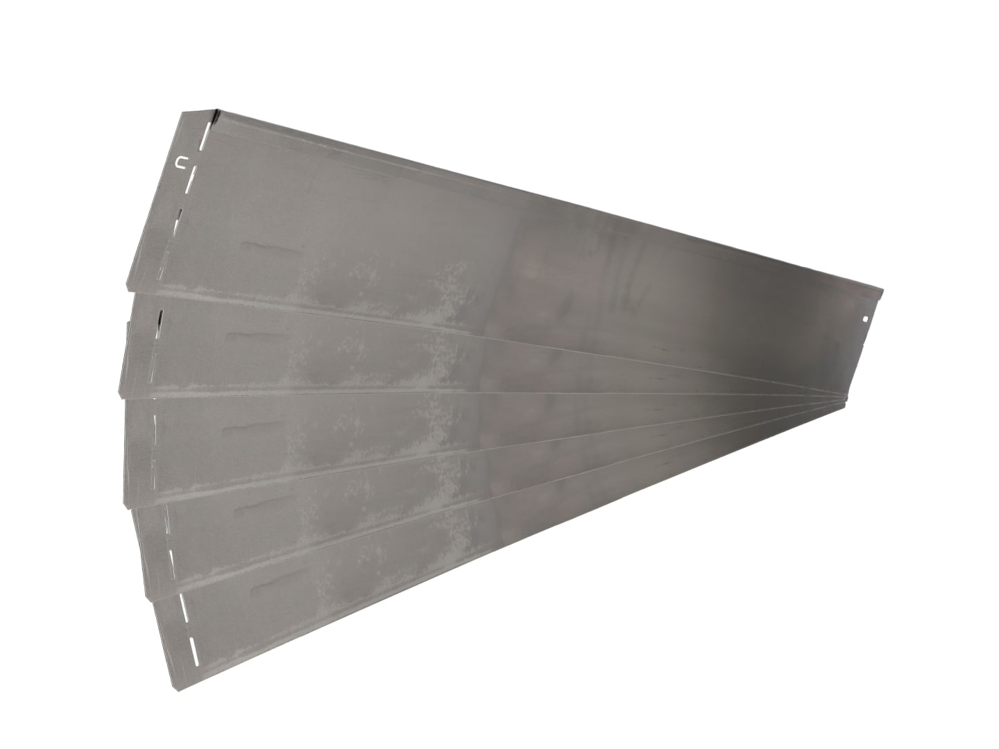 bellissa VK-Set Rasenkante Cortenstahl 118 x 13 cm bestehend aus 5-20 Stck. a. 118 cm, Nutzlänge 5,75-23 m