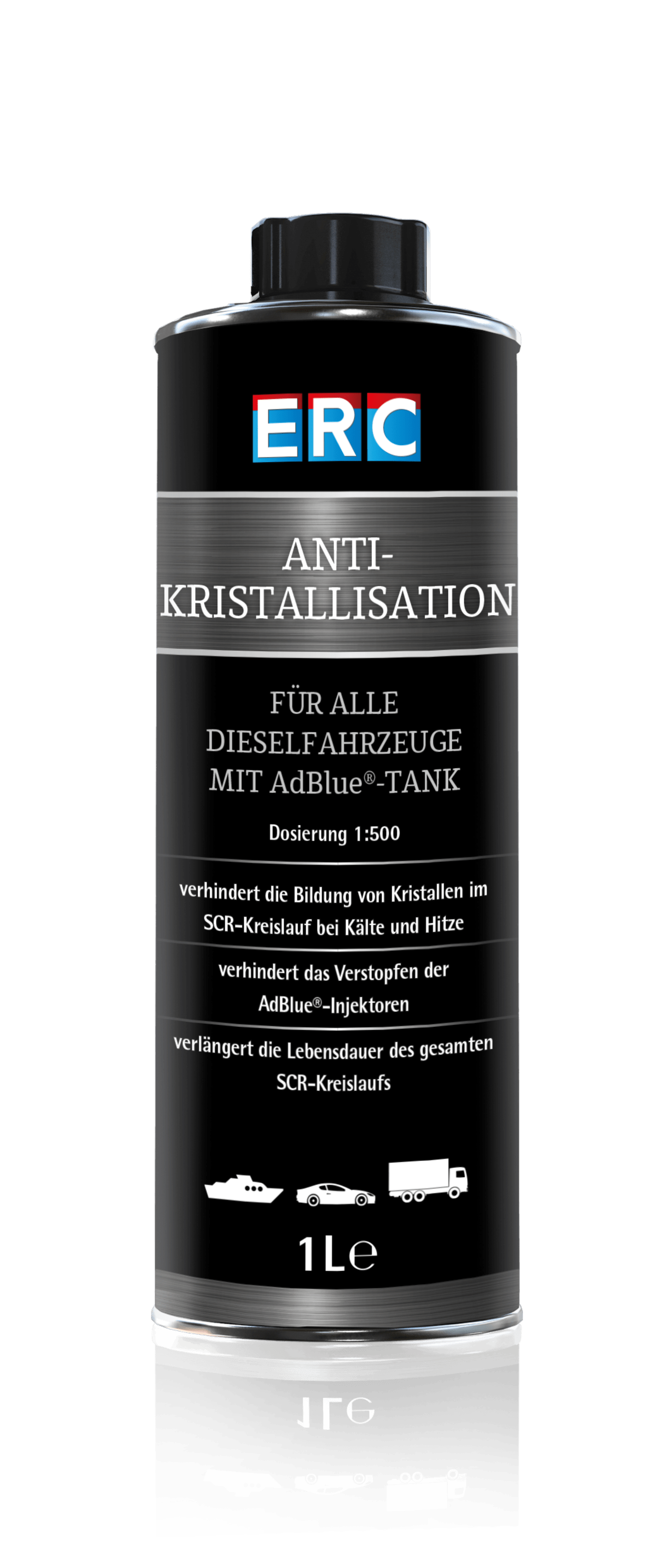 ERC Anti-Kristallisation Additiv (1:500) für Dieselfahrzeuge mit AdBlue®-Tank 1 Liter Flasche