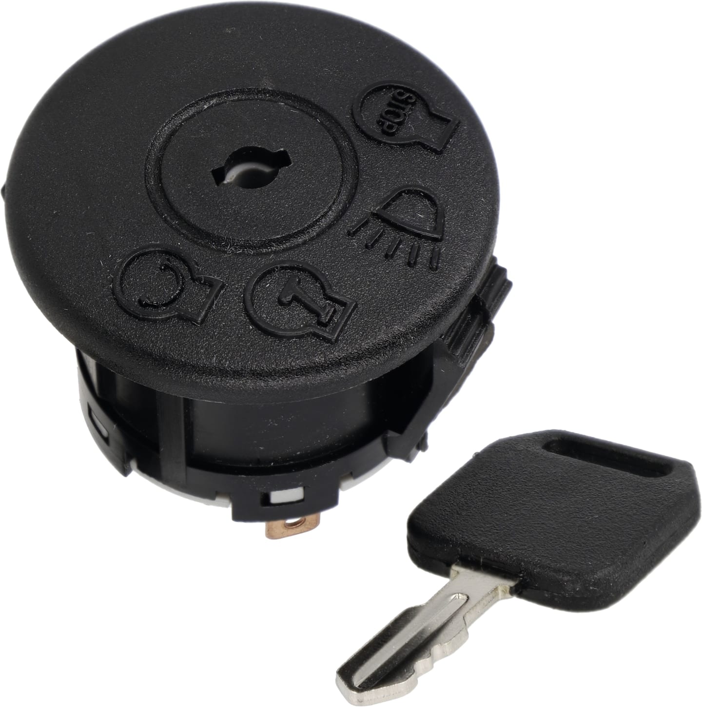 Zündschloss "Delta" Einbaumaß Ø 48,5 mm, 7 x Steckanschluss, 4 Positionen, für Rasentraktor Husqvarna