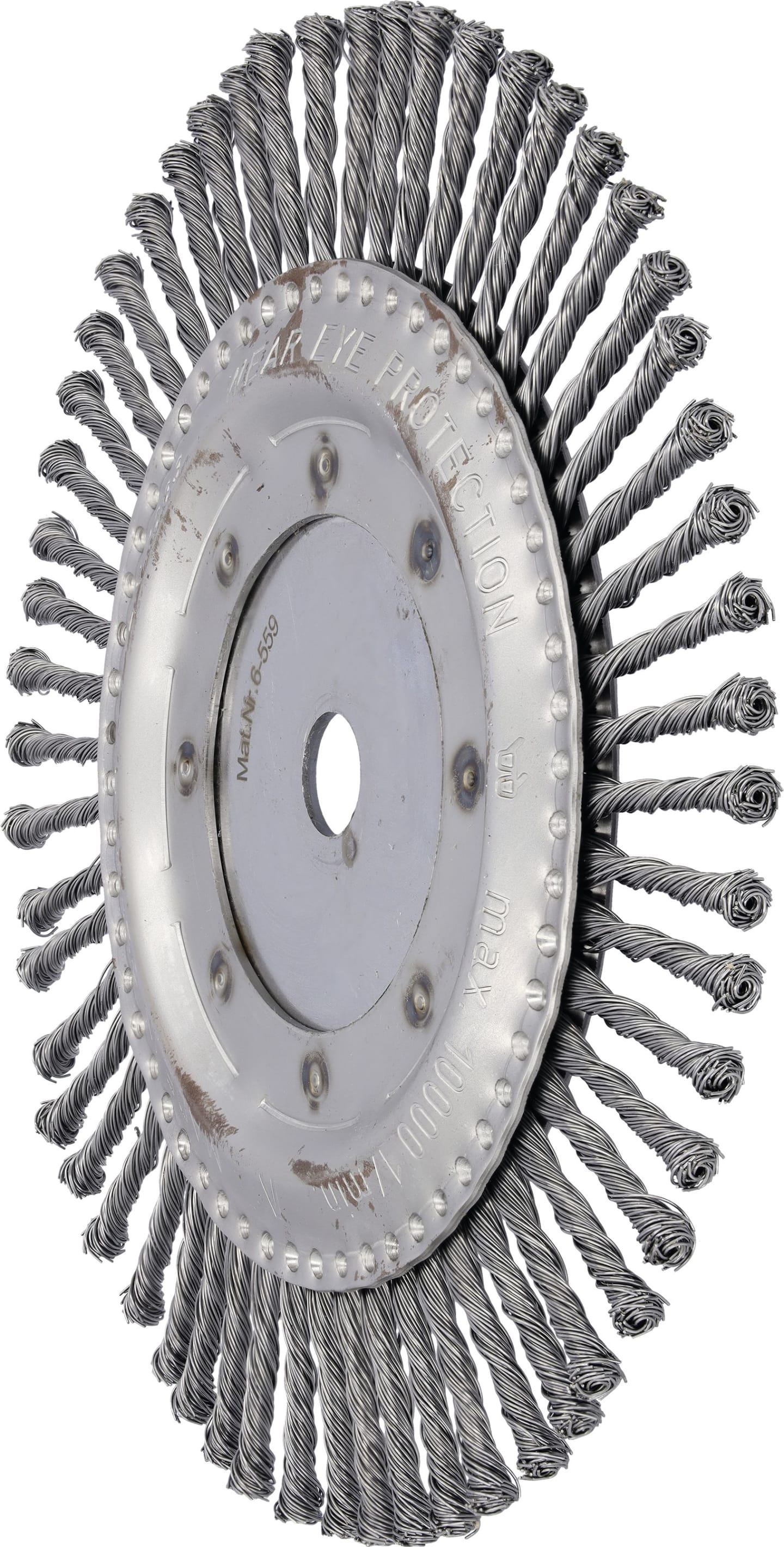 Wildkrautbürste Stahldrahtzöpfe, radial für die Wildkrautentfernung mit einer Motorsense