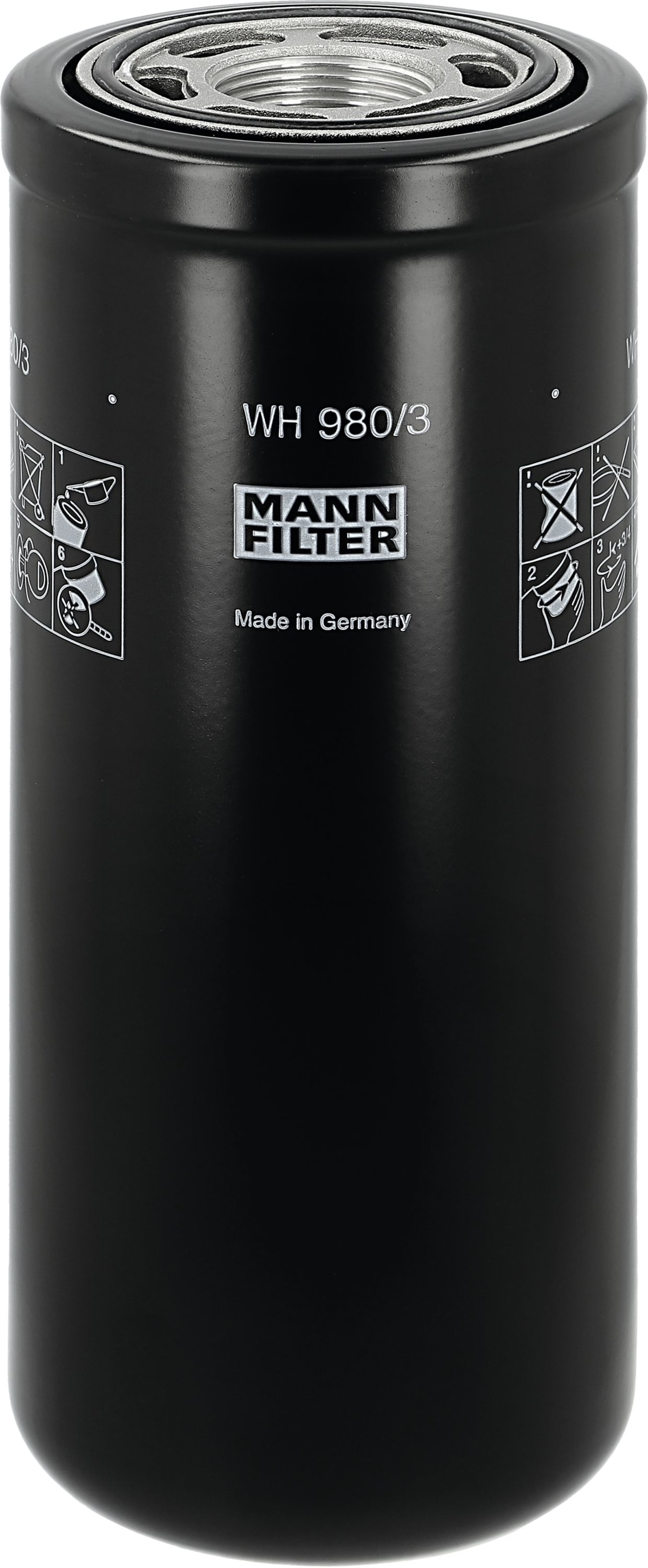 MANN Hydraulik-/Getriebeölfilter "WH 980/3"