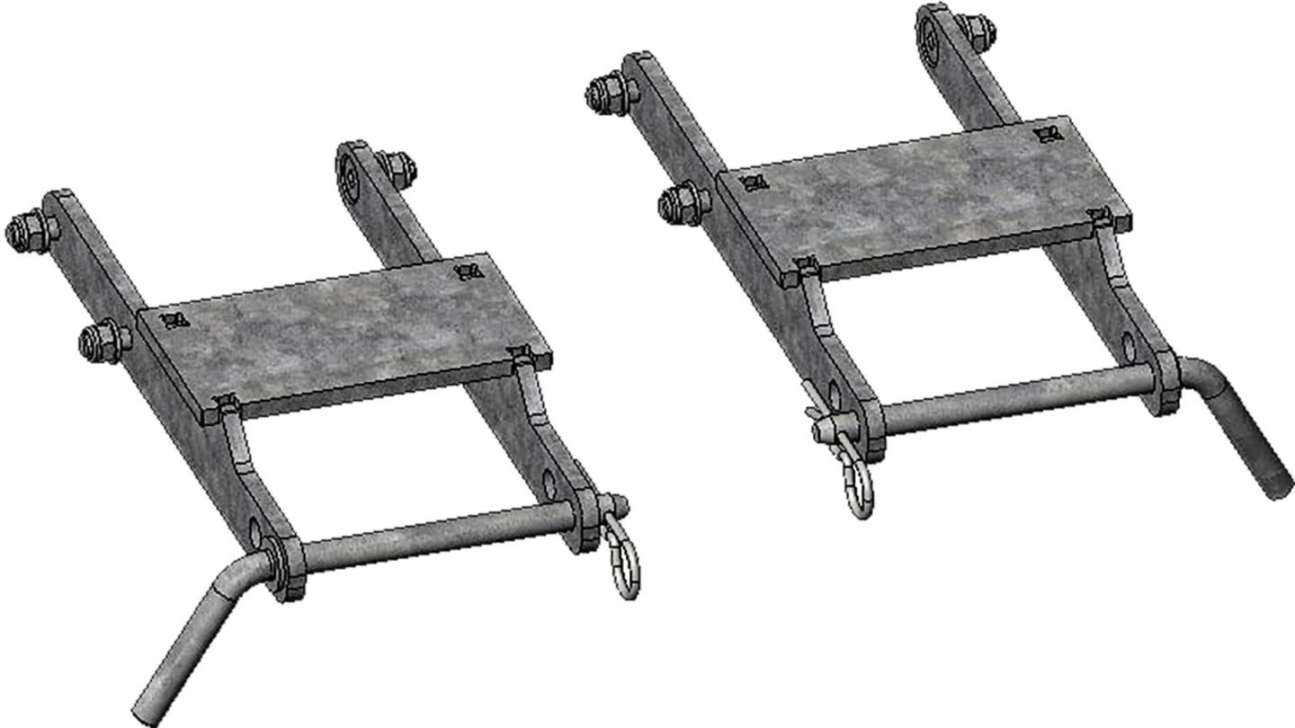 Düvelsdorf Staplertasche für Kehrbesen "Standard HD" mit Euro-, D-Lock- oder Greifschaufelaufnahme, 4510940