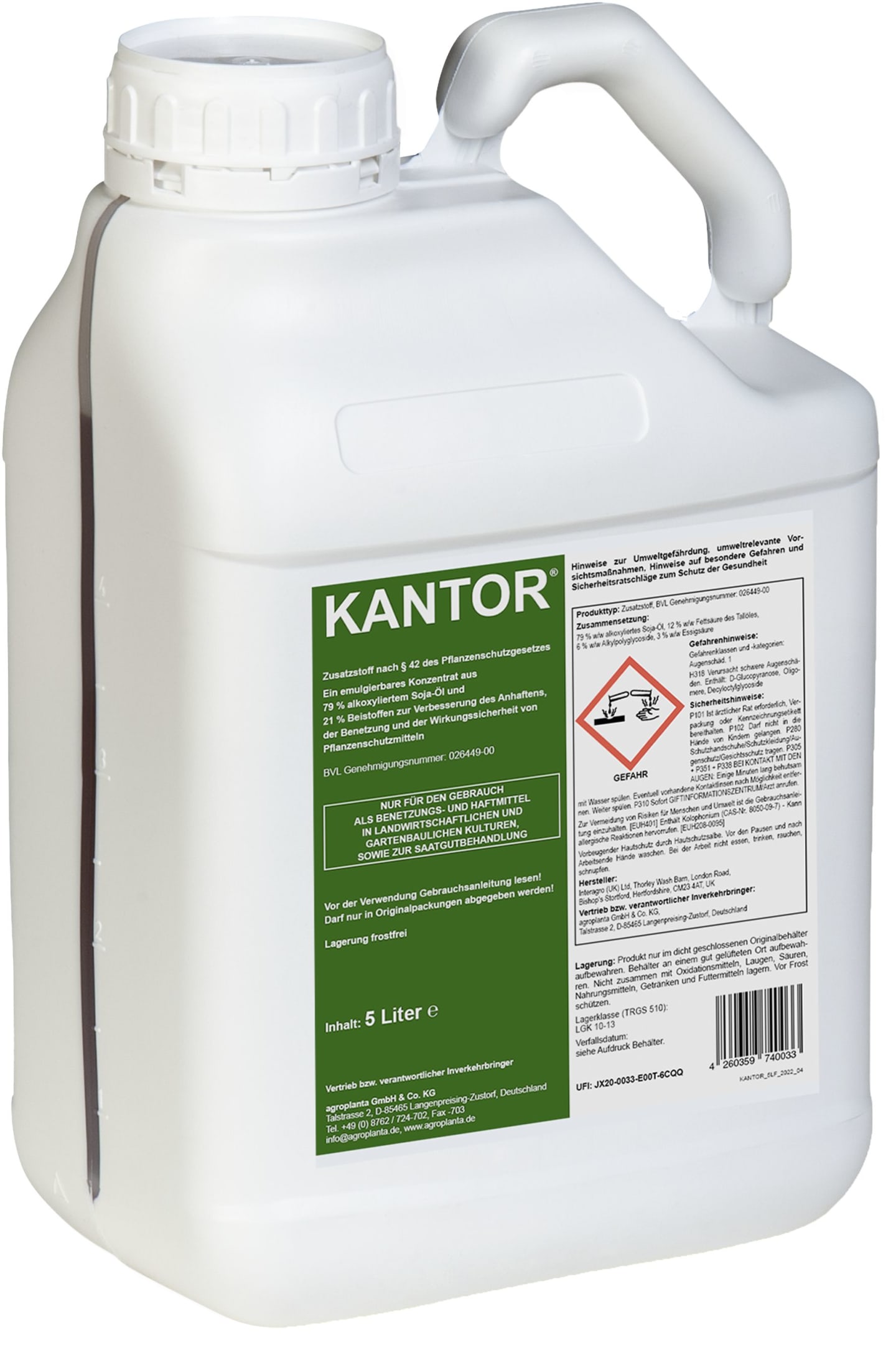 KANTOR® 5 l Kanister