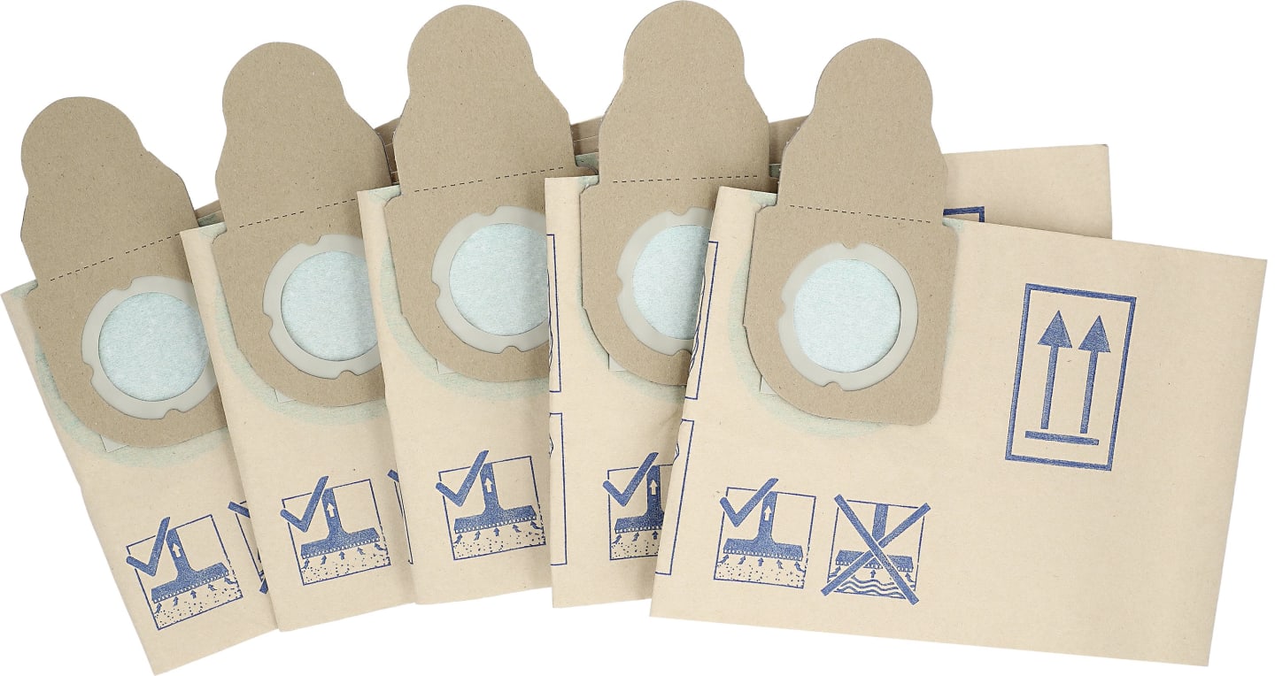 Nilfisk Filtertüte 5 St. Papier, für Sauger Aero 400, 61156