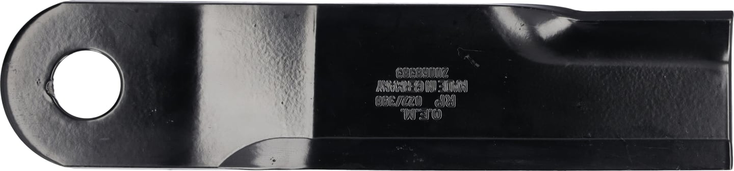 Rasenmähermesser 220 mm, ZB rund, 20,4 mm, rechtsdrehend, mit Flügel, für Aufsitzmäher Motec FGT 700