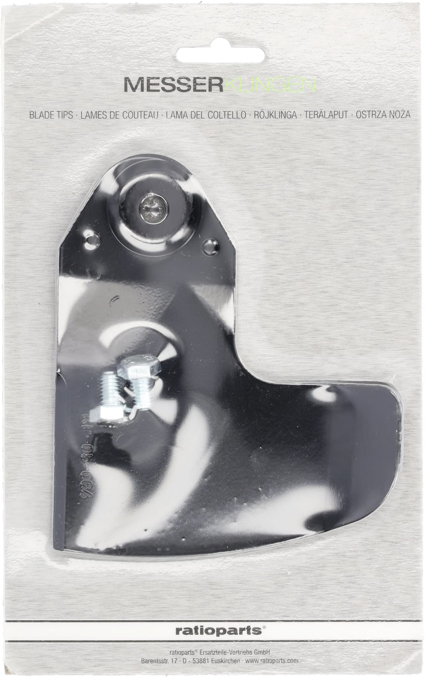 Rasenmähermesser 136 mm, rechtsdrehend, neue Ausführung, für Mäher Wolf Garten, AS-Motor