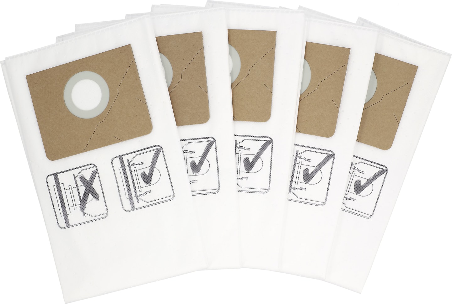 Kärcher® Filtertüte 5 St. Vlies, 3-lagig, 40 – 55 l, reißfest, für Sauger NT 40, 50, Staubklasse M, 6.907-480.0