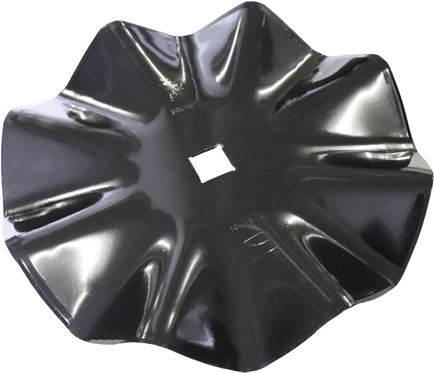 NIAUX 200 Eggenscheibe 460 x 4 mm, ZB Vierkant, 31 x 31 mm, gerade, gewellt, für universal, 31-446130