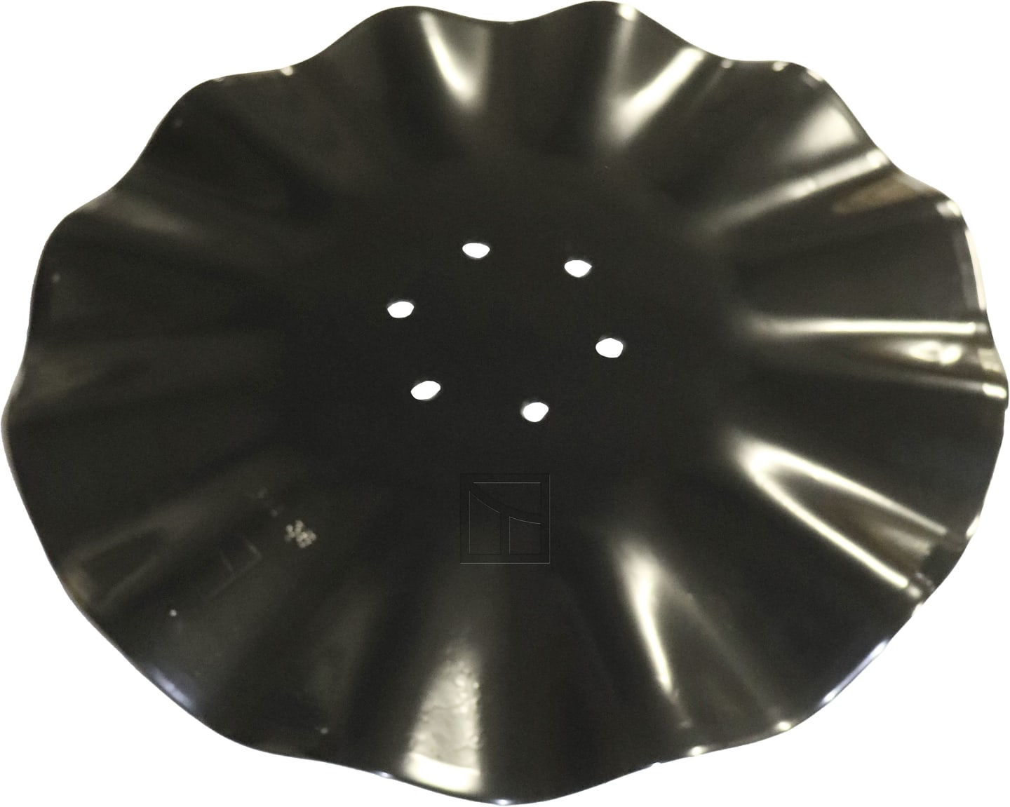 NIAUX 200 Eggenscheibe 460 x 4 mm, LK 100 mm, gerade, gewellt, für Kuhn, 31-0983