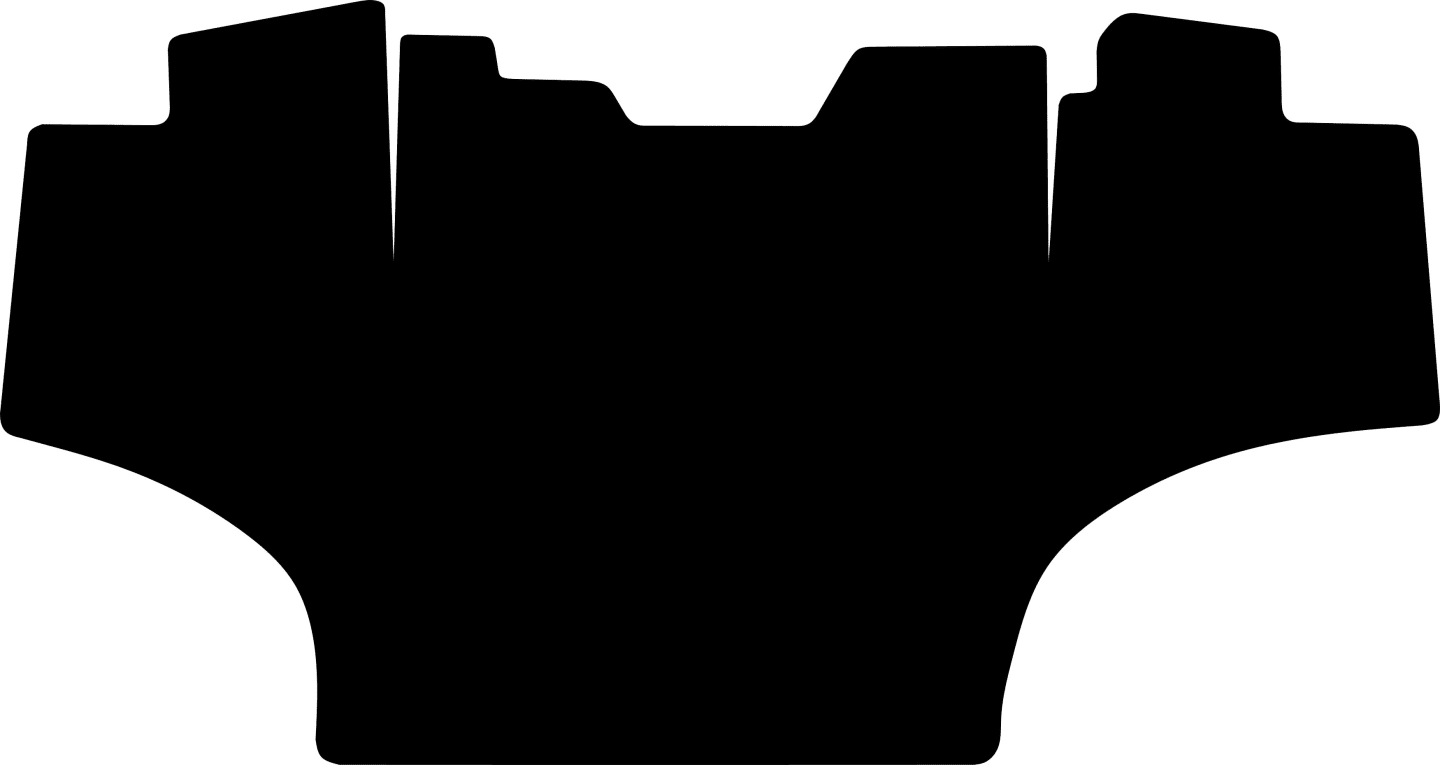 Fußmatte Velours schwarz, für Landini Traktor 6-130 C, ab Bj. 06.14