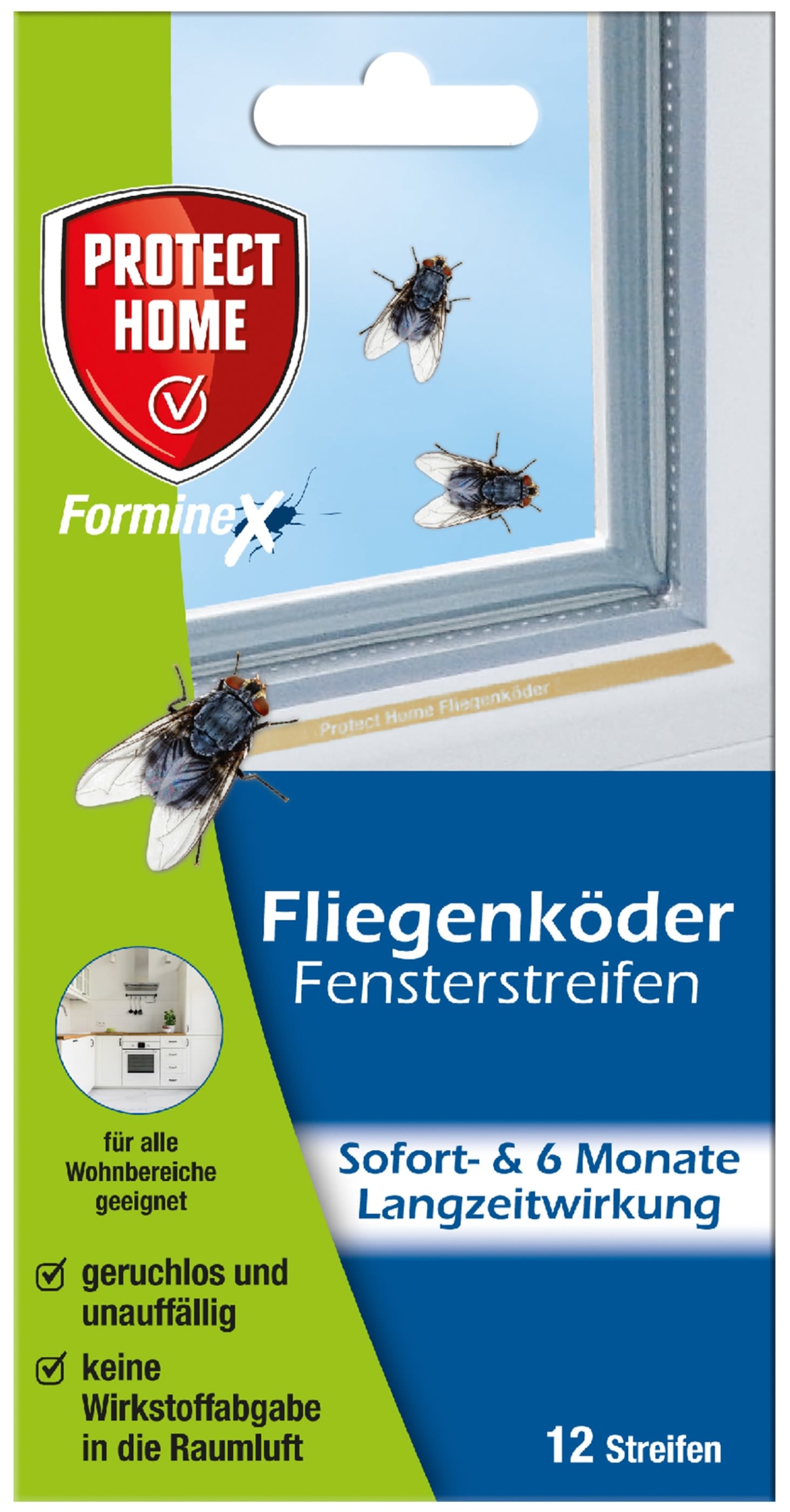 Protect Home FormineX Fliegenköder Fensterstreifen 12 St.