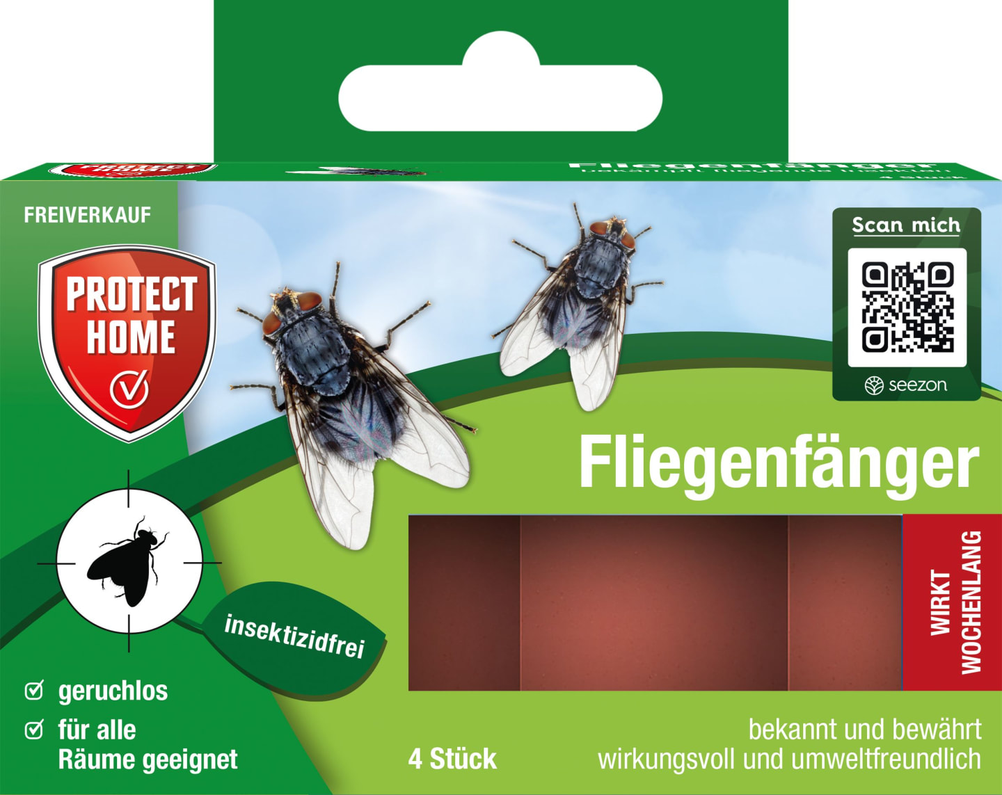 Protect Home Natria Fliegenfänger 4 St. Schachtel 40 m²