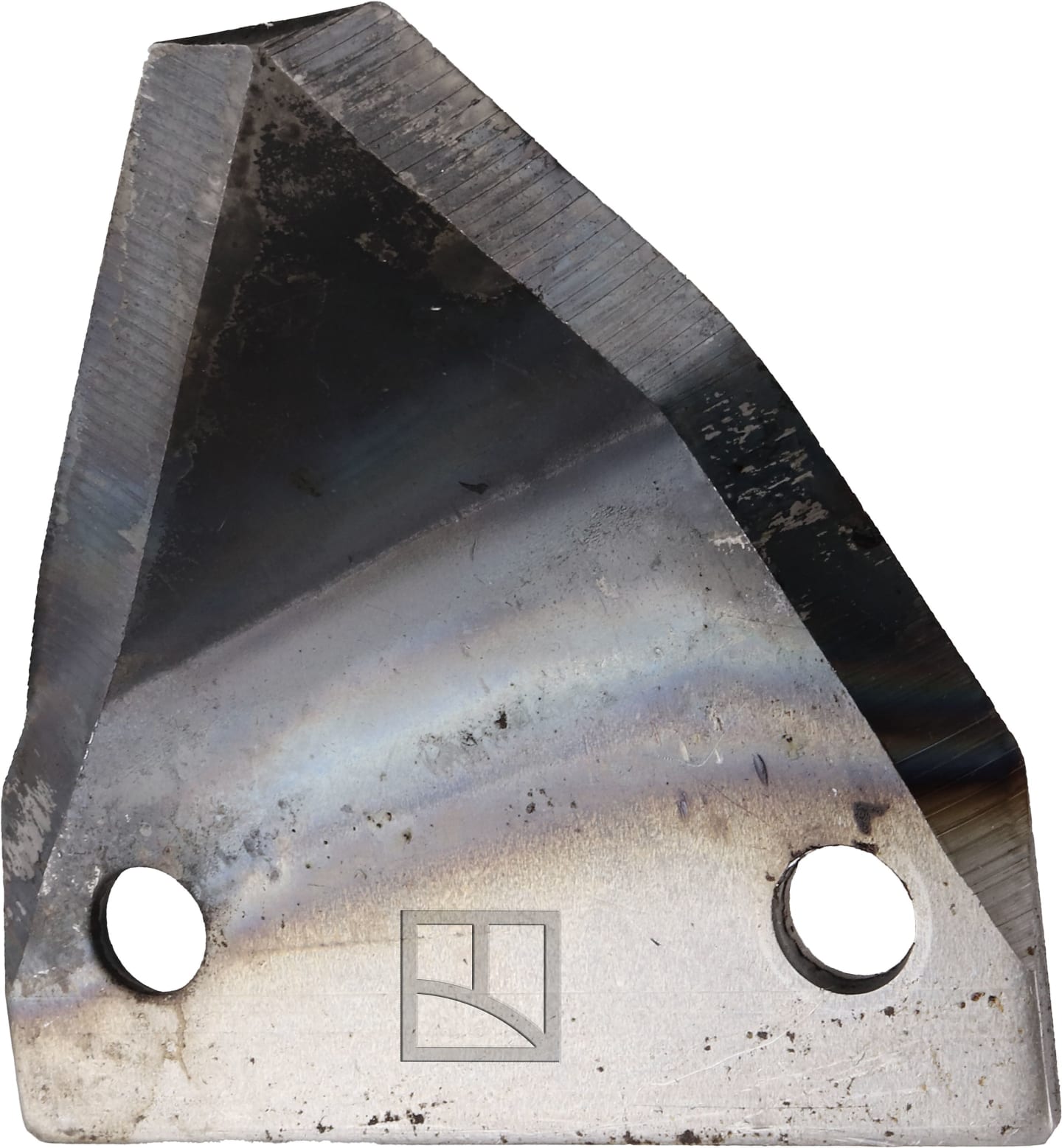 Industriehof® Fräsmesserklinge 77 x 76 x 3 mm gewinkelt, für Futtermischwagen Marmix RS-D (Klinge 365), 70-206