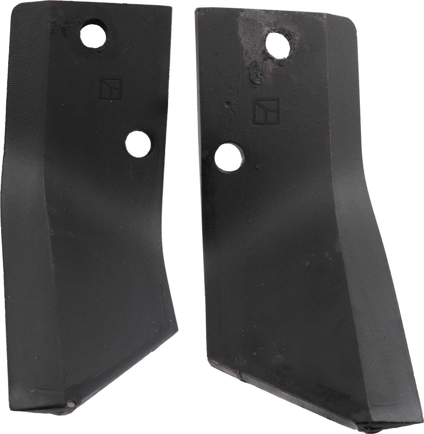 Industriehof® Fräsmesserklinge links/rechts 90 x 40 x 4 mm gewinkelt, für Futtermischwagen Sgariboldi