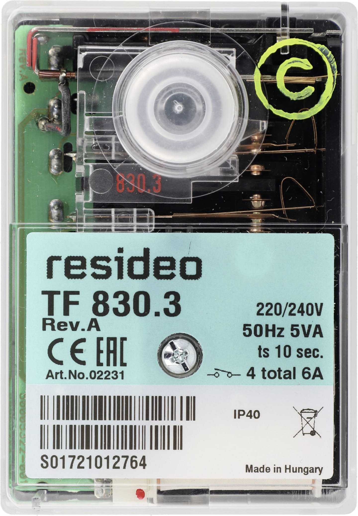 REMKO Steuerrelais "TF 830-3" für Heizkanone ATK 25, 1102239