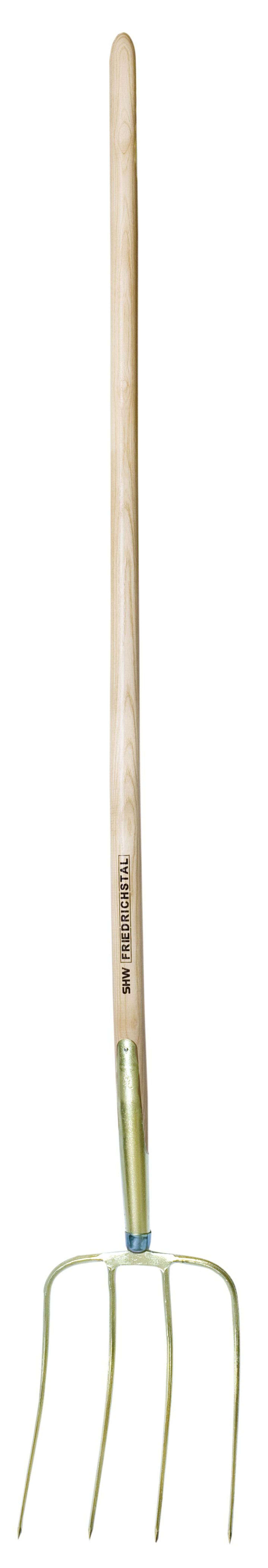 SHW SHW Bär-Dunggabel mit Stiel, 135 cm, 4 Zinken