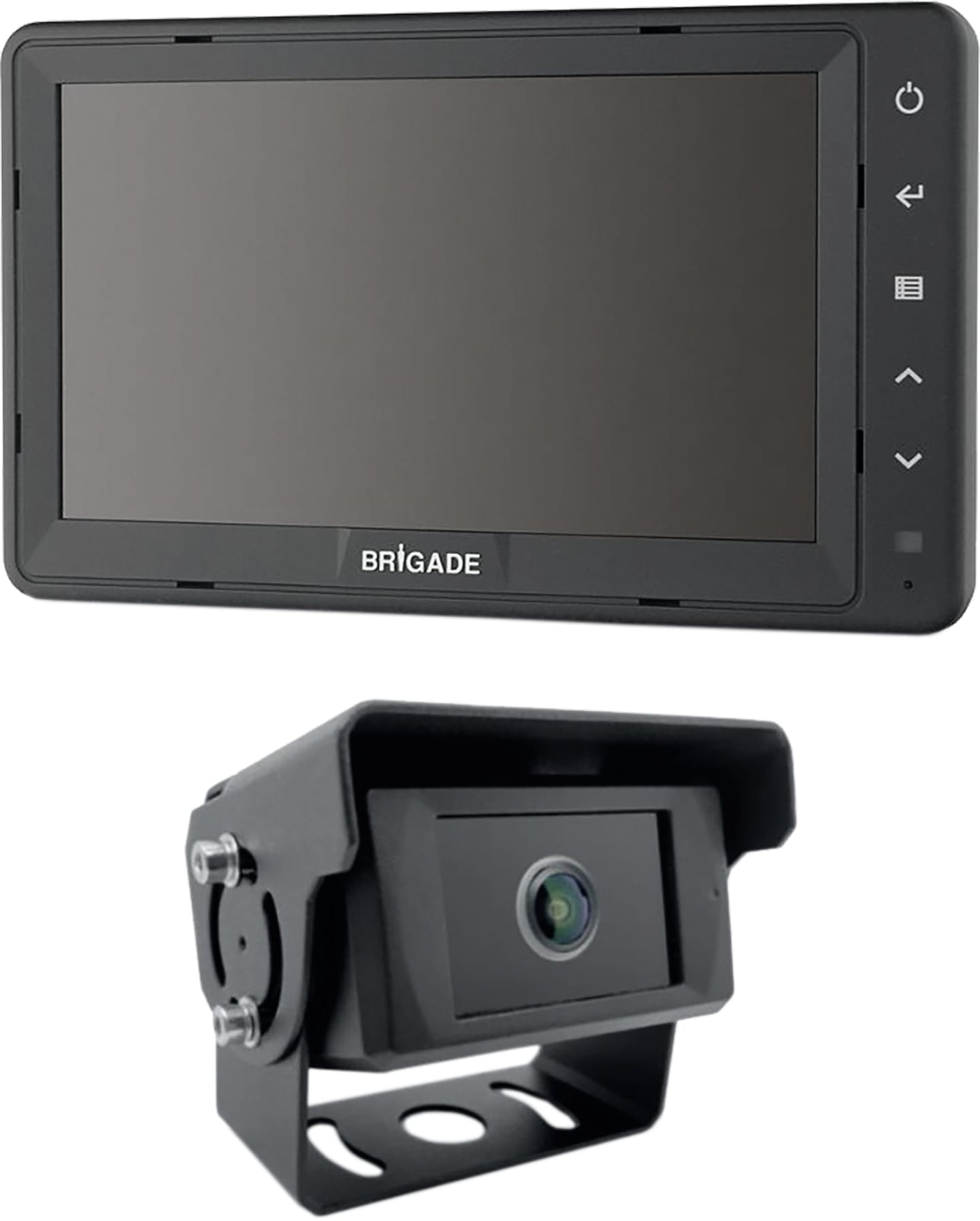 Brigade® Rückfahrkamera "GS BAU-71 - SVLFG" KI-unterstützt, mit 10,4"-Splitscreen-Monitor, BEG32K015