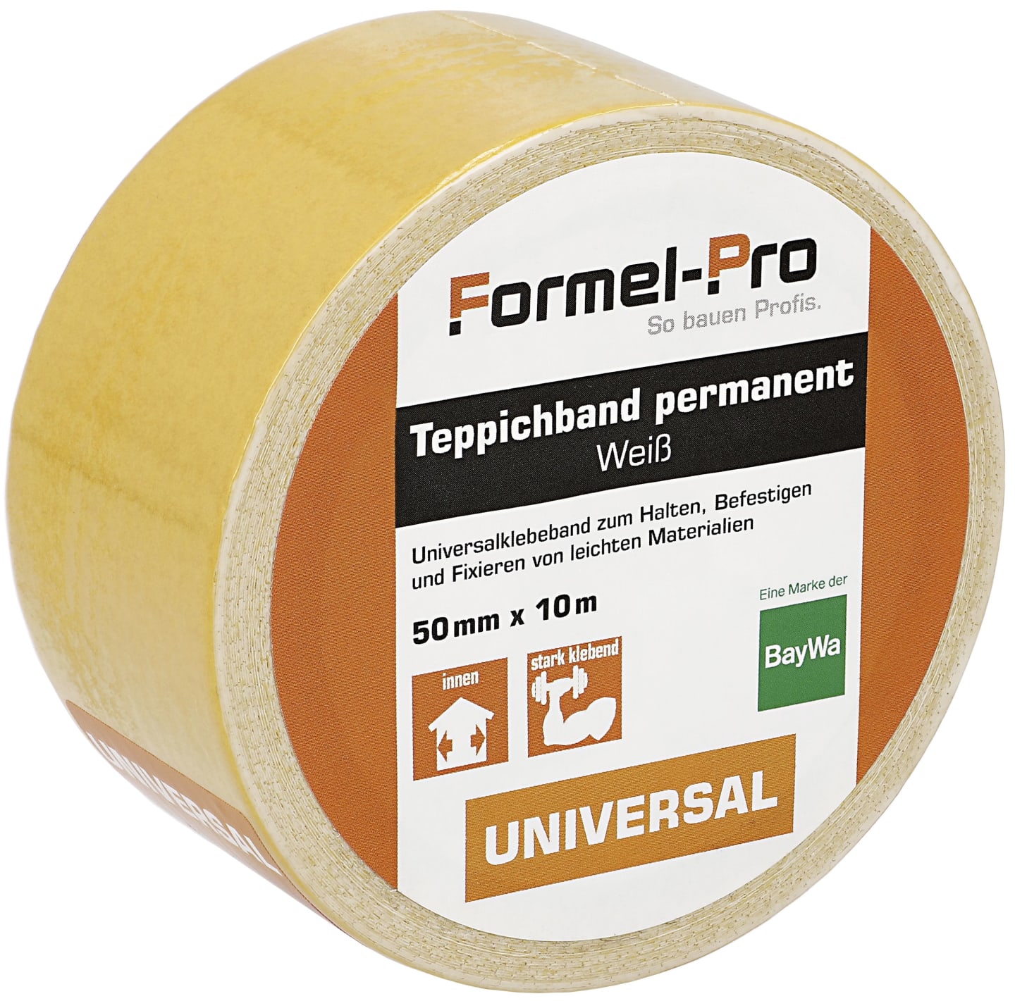 Formel-Pro Teppichband permanent 50 mm x 10 m