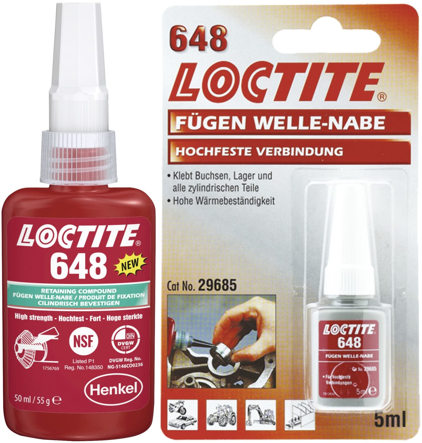 Loctite® Fügekleber "648", hochfest