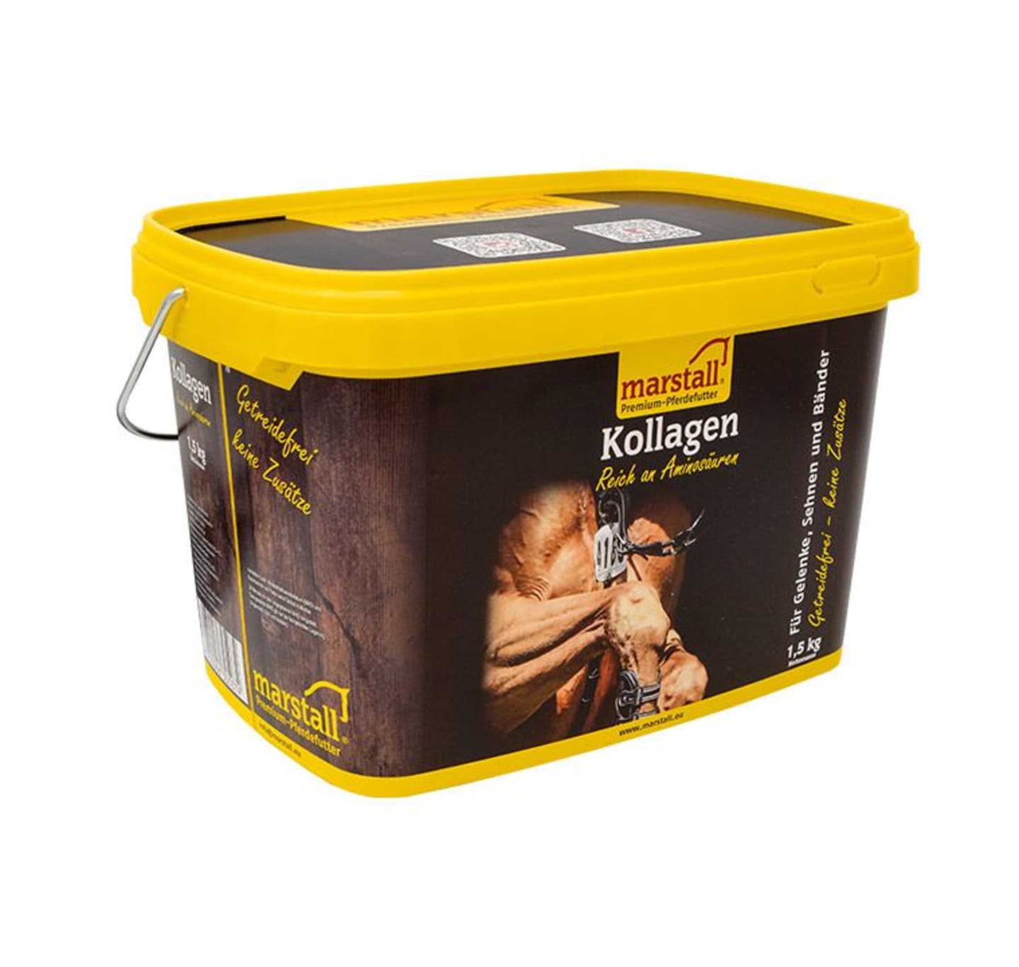 marstall® Kollagen 1,5 kg Eimer für Gelenke, Sehnen und Bänder von Pferden Granulat
