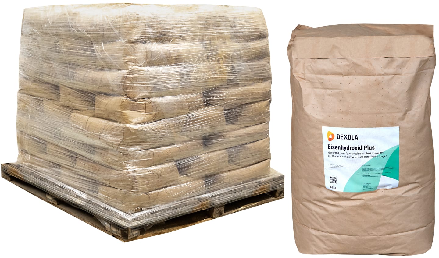 DEXOLA Eisenhydroxid Plus 20 kg Sack