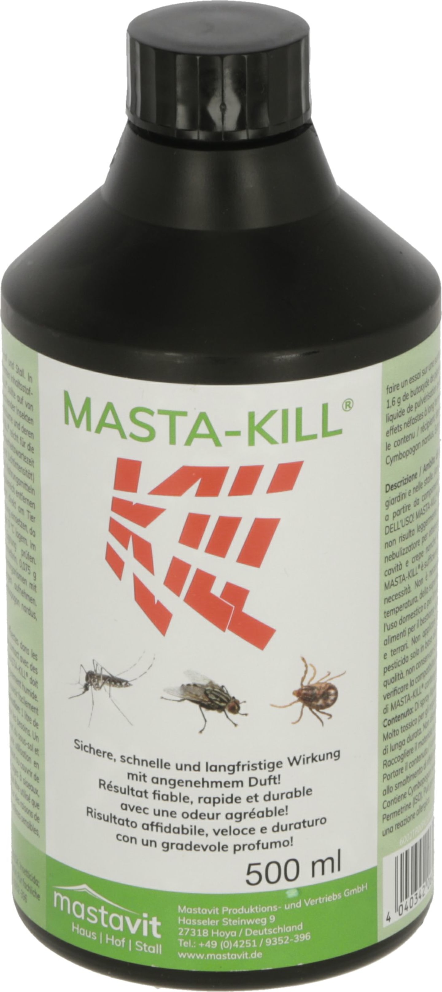 mastavit Insektenschutzmittel "MASTA-KILL®" für die Bekämpfung aller Insekten und Schädlinge