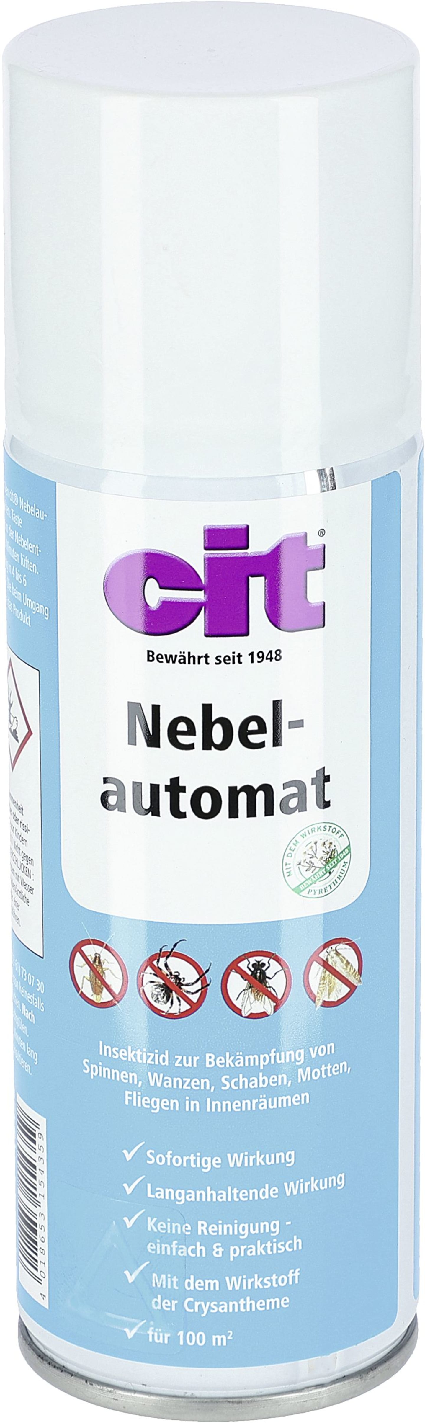 cit® Nebelautomat für die Bekämpfung von Spinnen, Wanzen, Schaben, Motten, Fliegen in Innenräumen