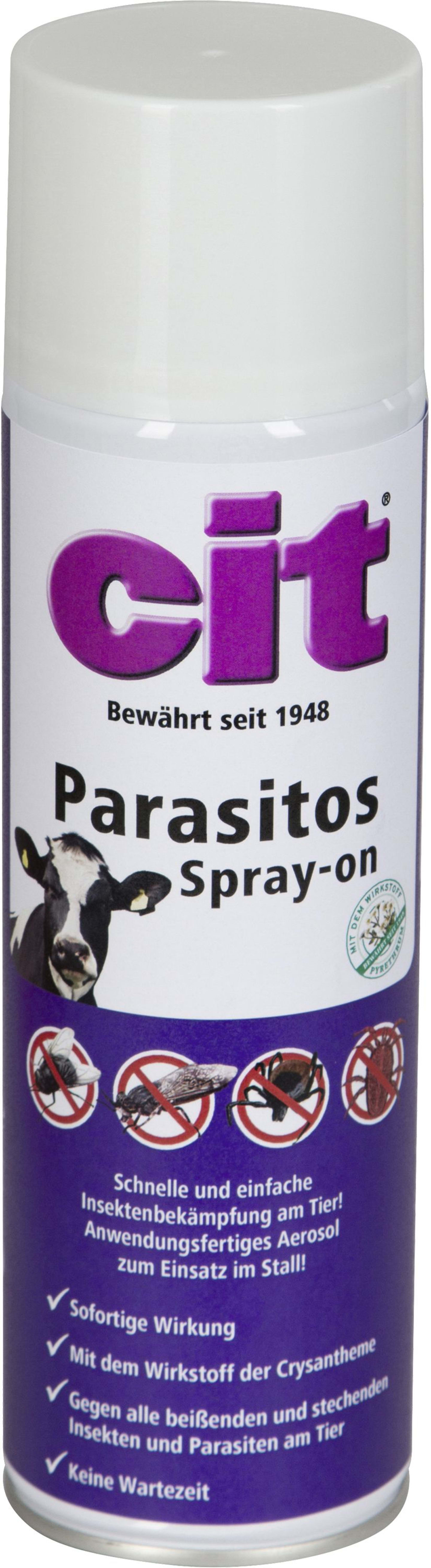 cit® Insektenspray "Parasitos" 500 ml für die Bekämpfung aller beißenden, stechenden Insekten und Parasiten, 15442