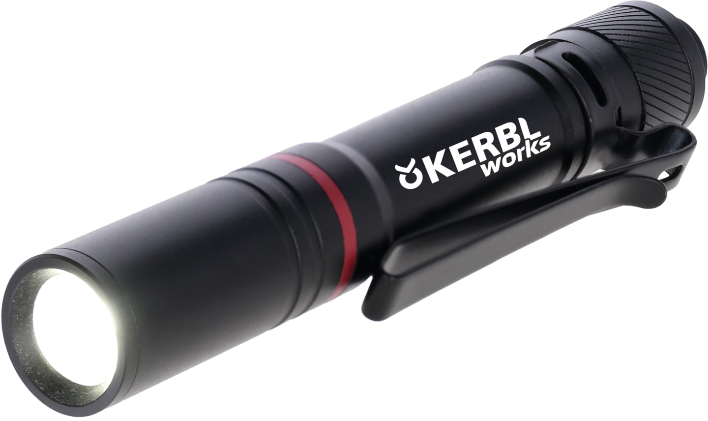 KERBL LED-Taschenlampe "MiniFire 300" 300 lm, mit Clip, 345624