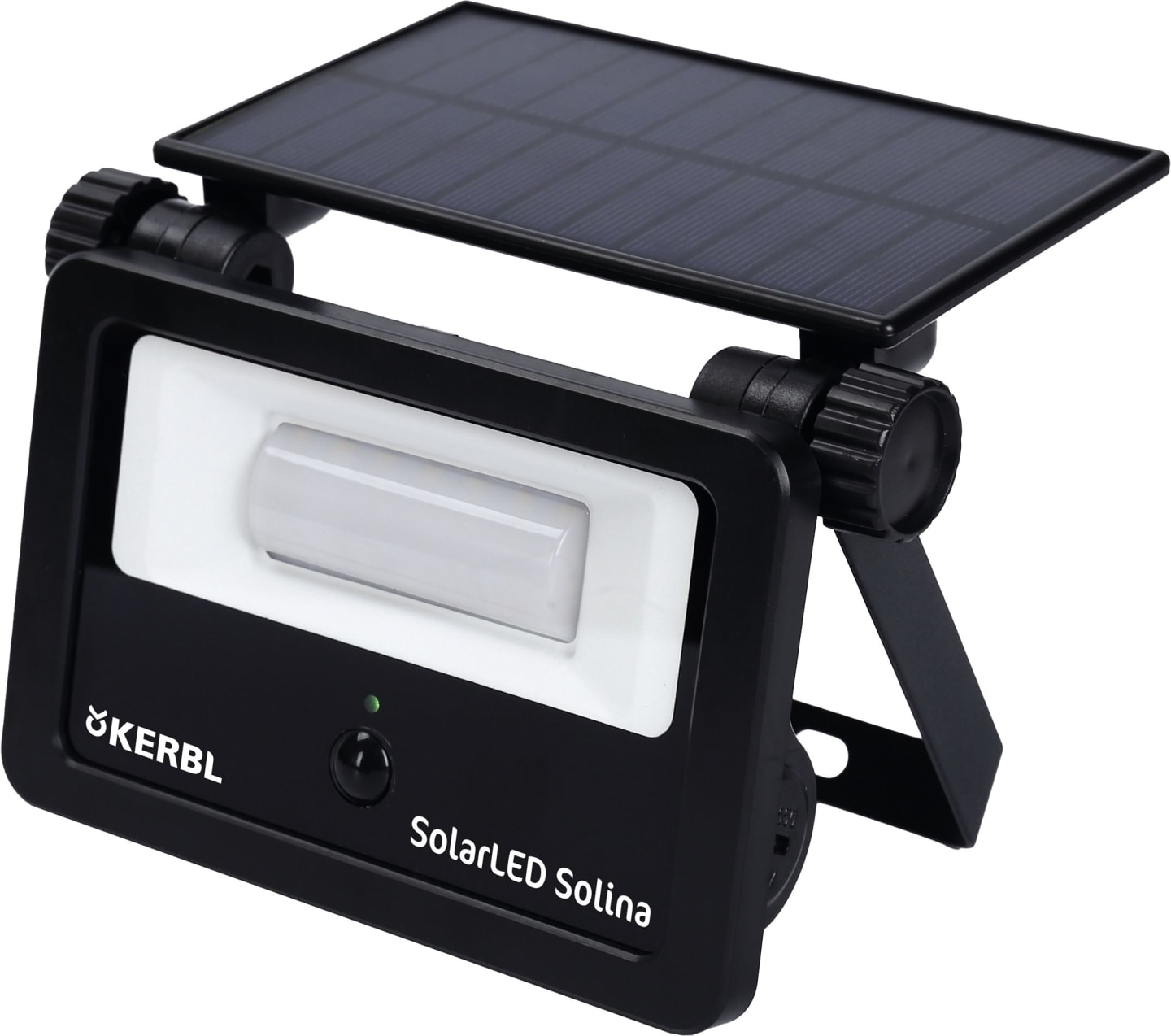 KERBL LED-Akku-Außenstrahler "SolarLED Solina" 1.600 lm IP 54, mit Bewegungssensor (Infrarot), 345695