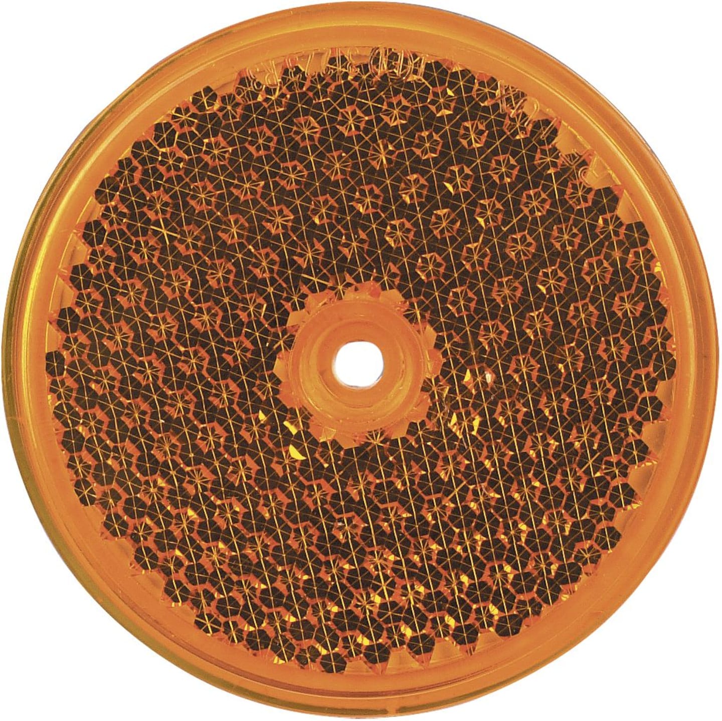 Herth + Buss Seitenstrahler rund, orange, Ø 60 mm, geschraubt; Bohrung, 78 623 072