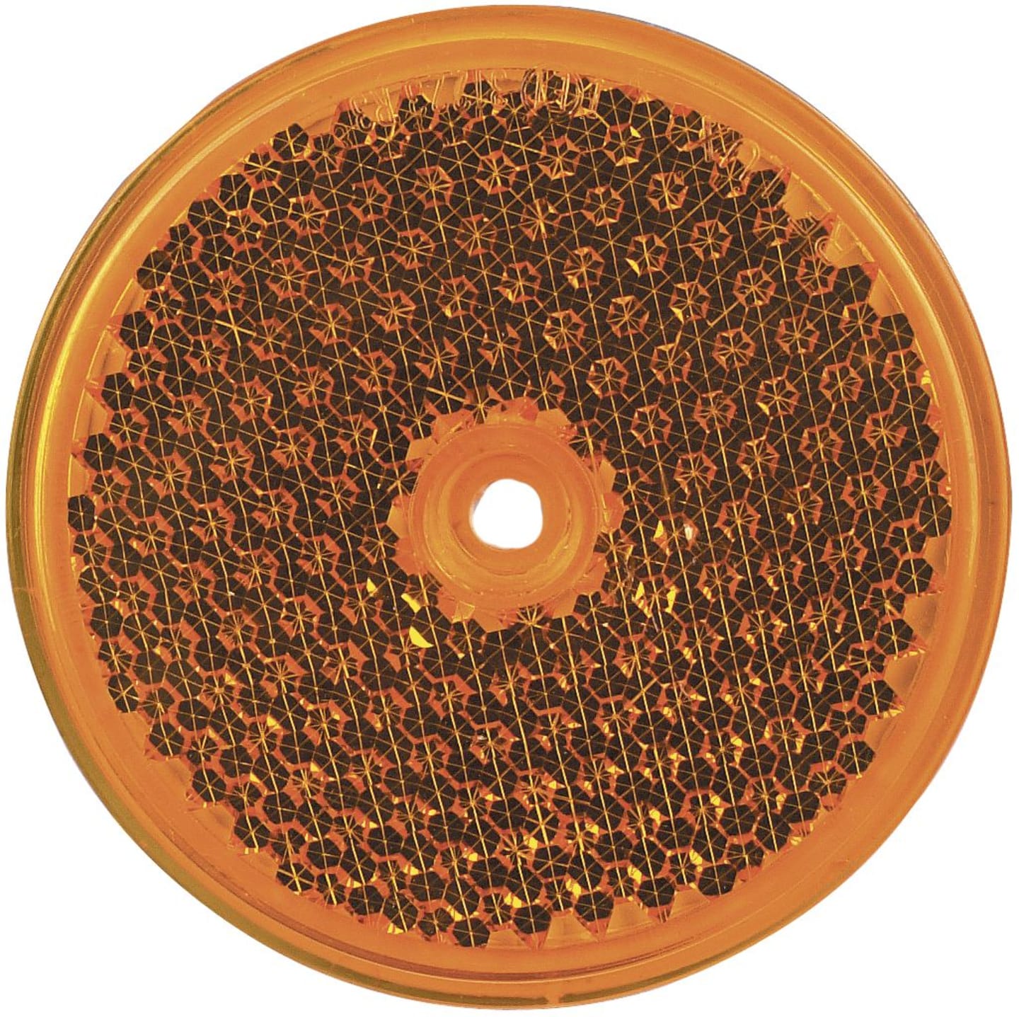 Herth + Buss Seitenstrahler rund, orange, Ø 82 mm, geschraubt; Bohrung, 78 623 035