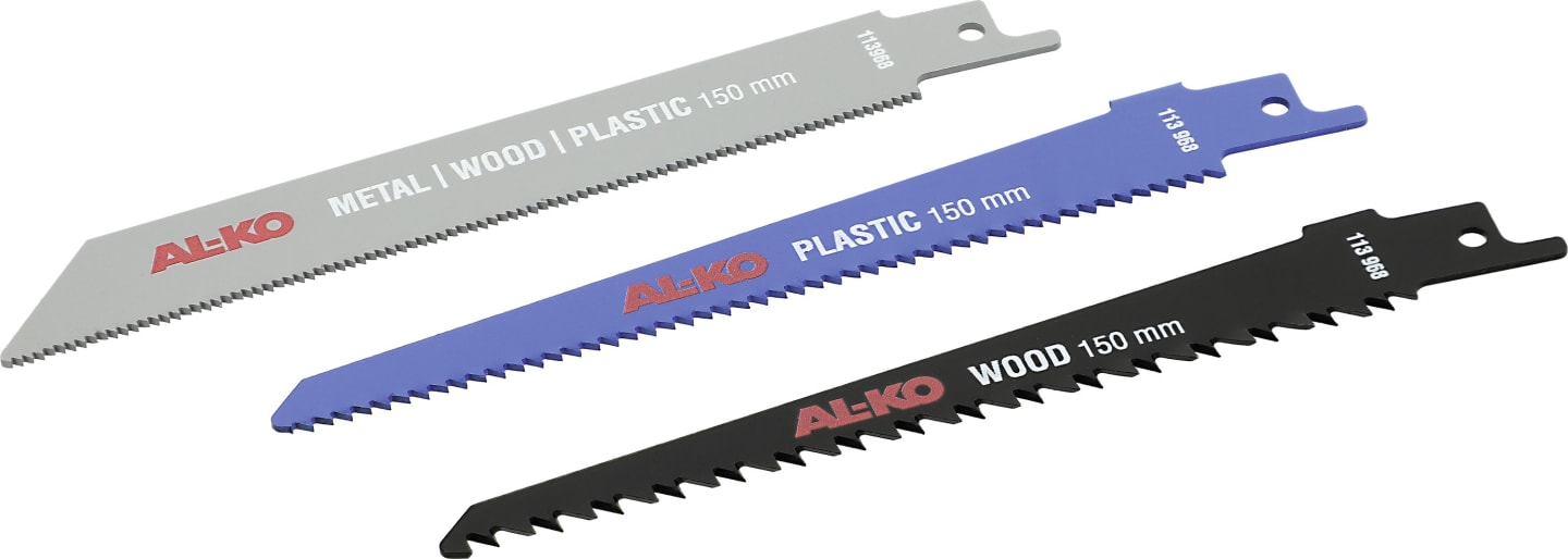 AL-KO Ersatzsägeblätterset 15 cm für Akku-Säbelsäge PS 1815, 3 St., 113968