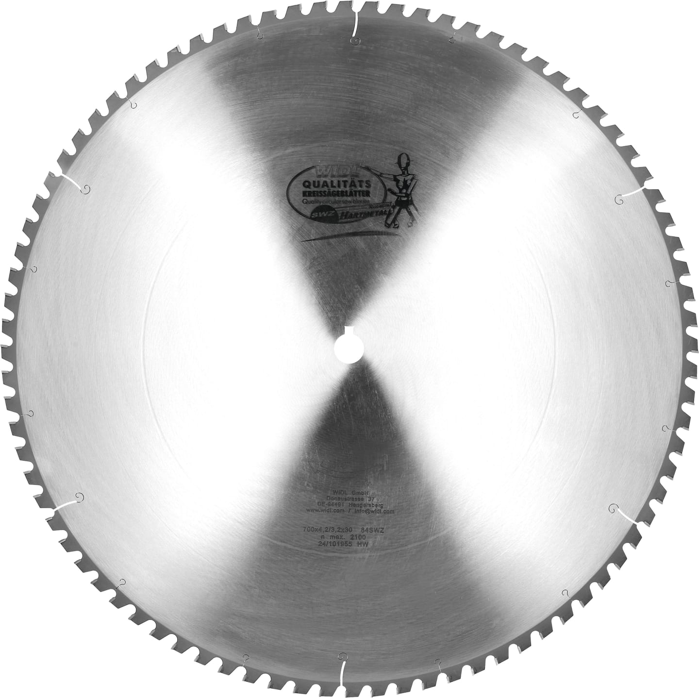 Widl® Kreissägeblatt "SWZ" 700 mm Super-Wechselzahn, Hartmetall, W 47.082