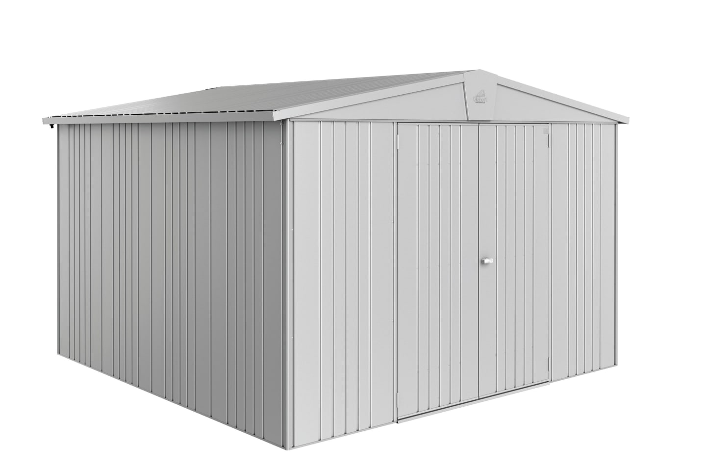 Biohort Gerätehaus Europa 7 316 x 300 cm silber; metallic Doppeltür