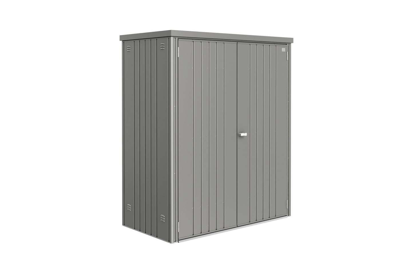 Biohort Metallgeräteschrank Gr. 150 155 x 83 cm quarz-grau; metallic Doppeltür
