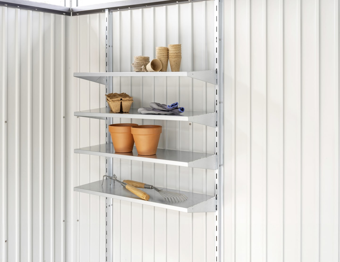 Biohort Regalboden Standard 4 St. 72 x 24,5 cm silber; metallic Regal