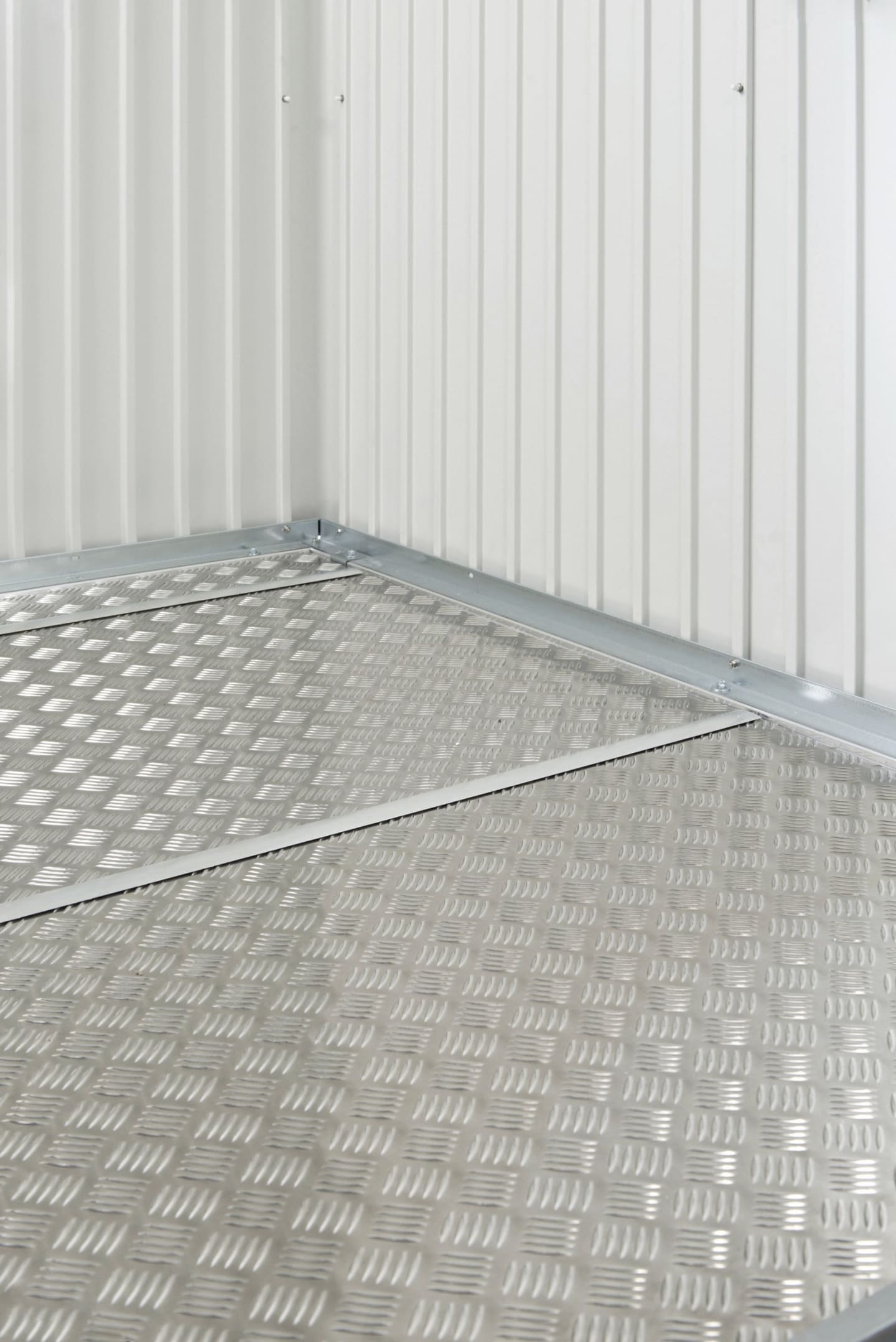 Biohort Aluminium Bodenplatte 285,5 x 141,5 cm silber