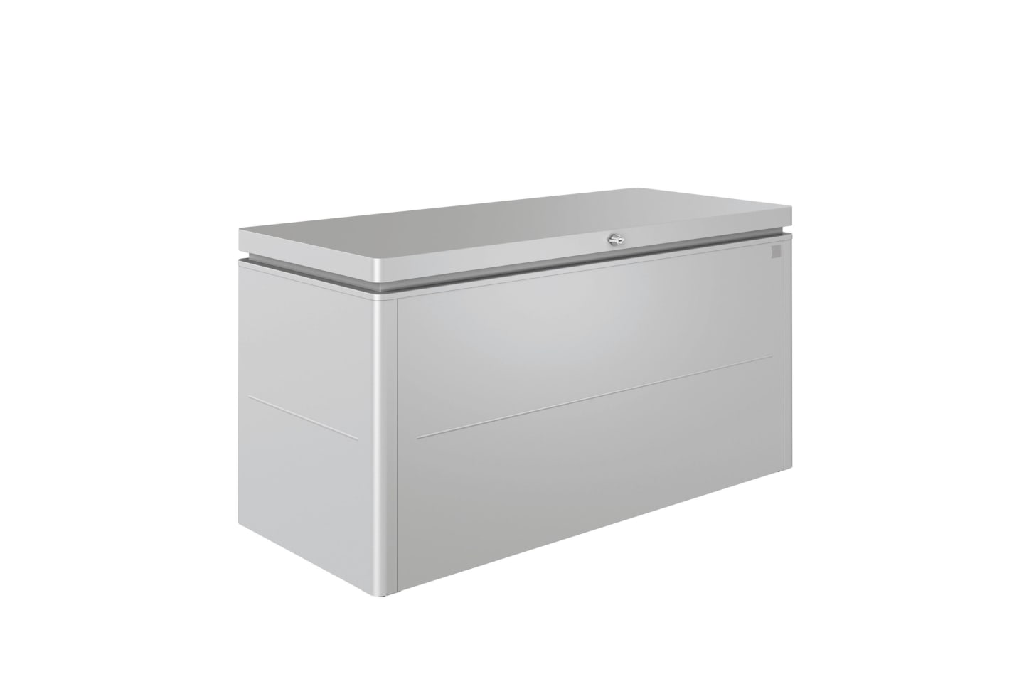 Biohort Gartenbox 160 160 x 70 cm silber; metallic Aufgewahrungsbox Garten