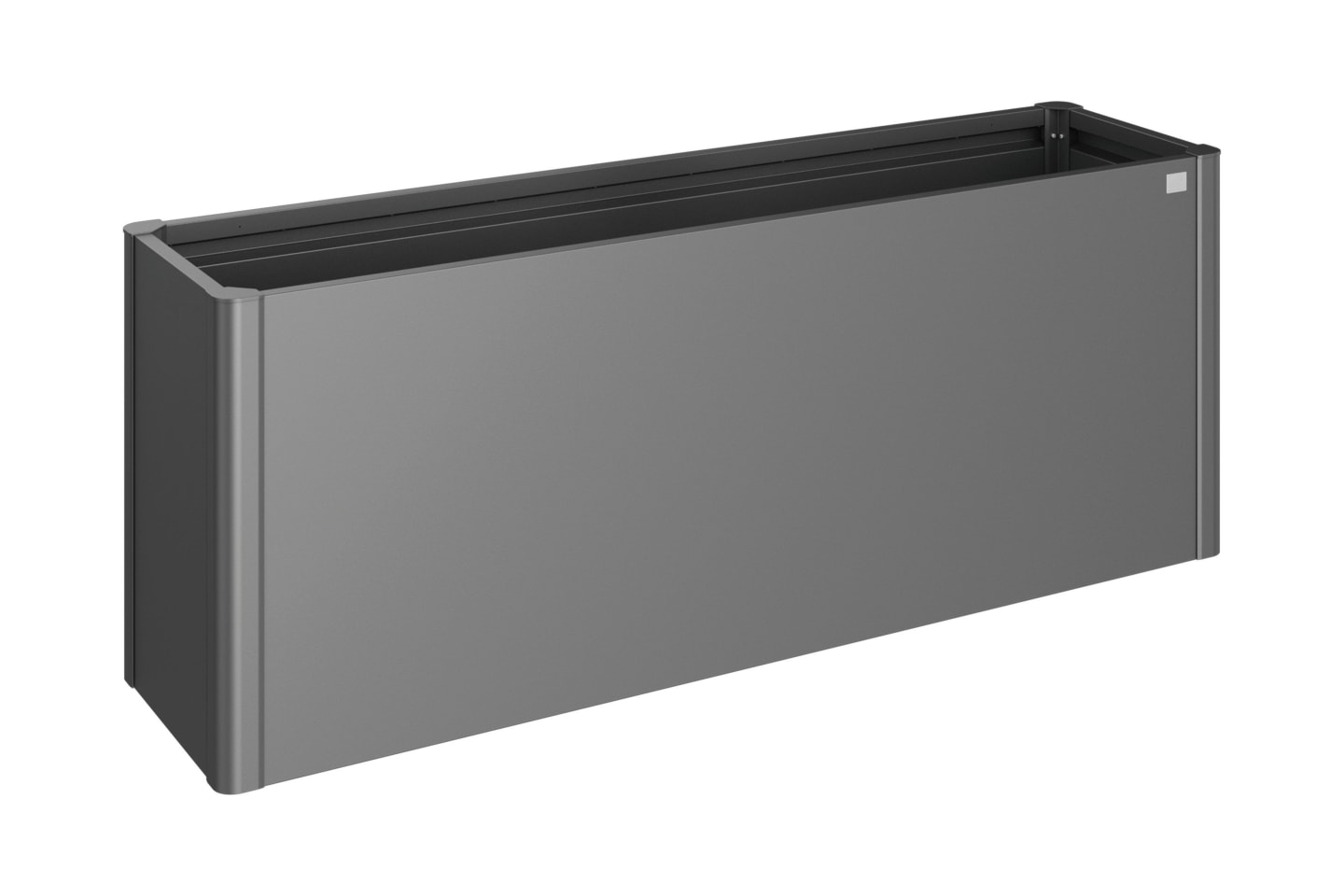 Biohort Metall Hochbeet Typ 2x0,5 dunkelgrau; metallic verschiedene Ausführungen Füllmenge 687,148 l