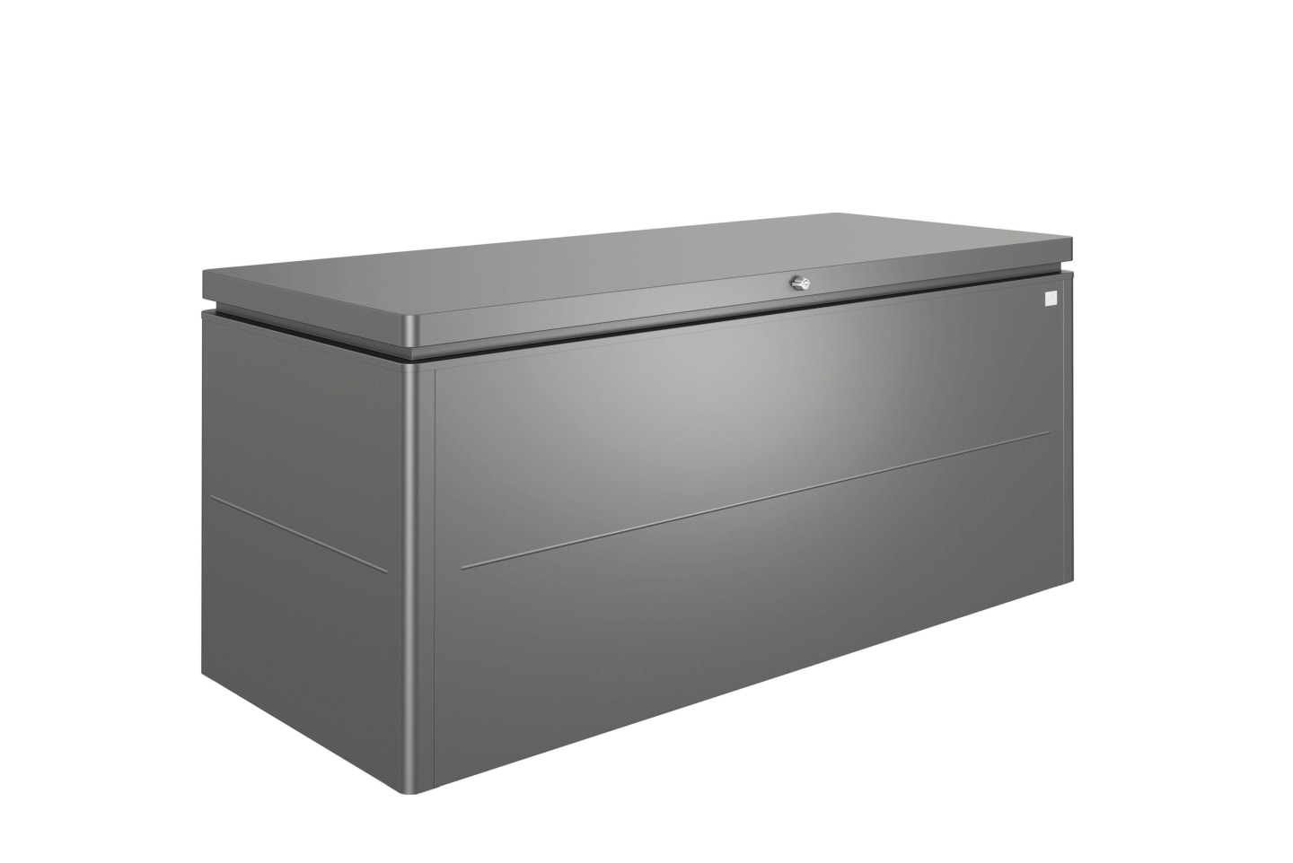 Biohort Gartenbox 200 200 x 85 cm dunkelgrau; metallic Aufgewahrungsbox Garten