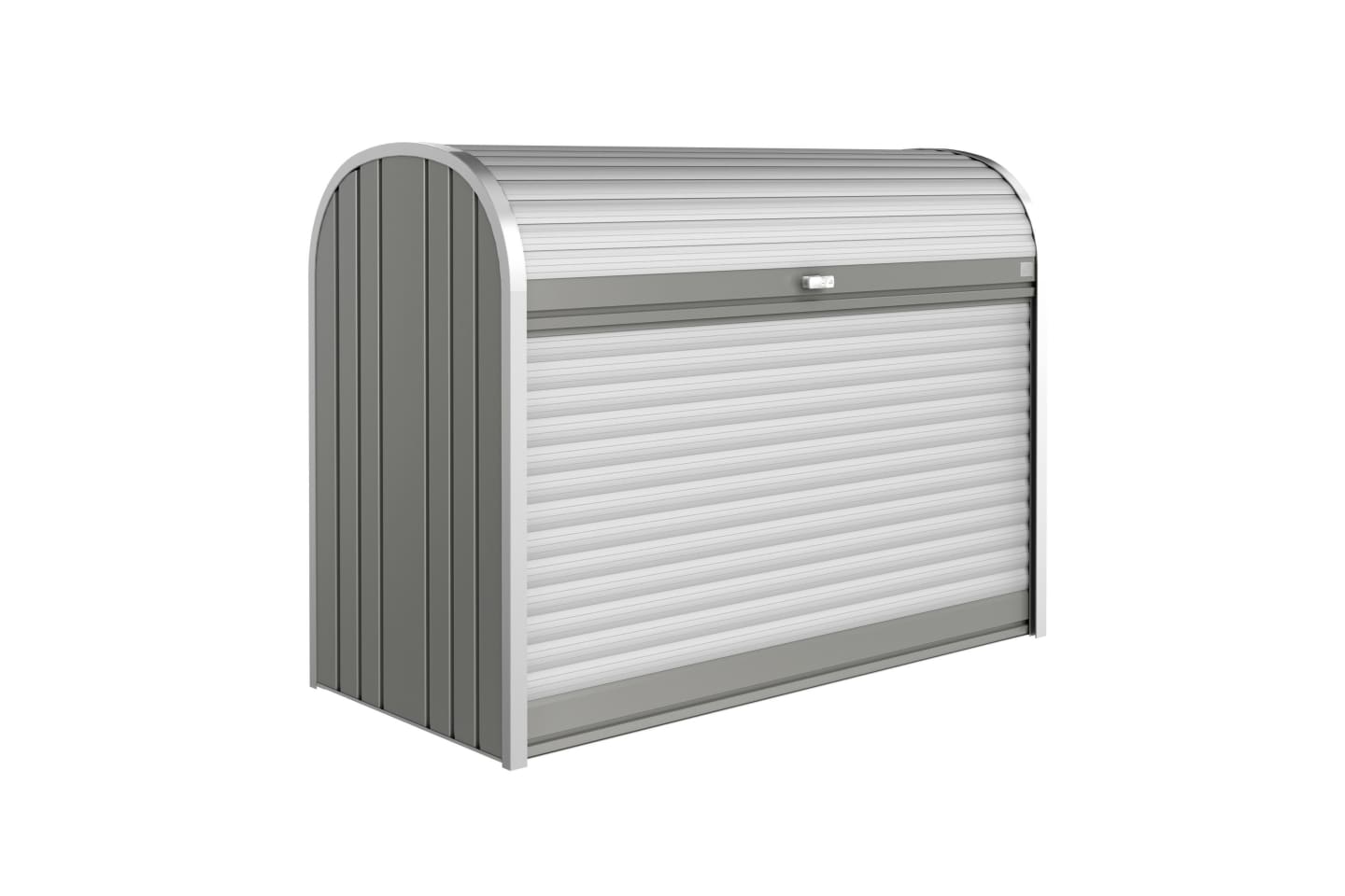 Biohort Gartenschrank 160 163 x 78 cm quarzgrau-metallic zur Aufbewahrung