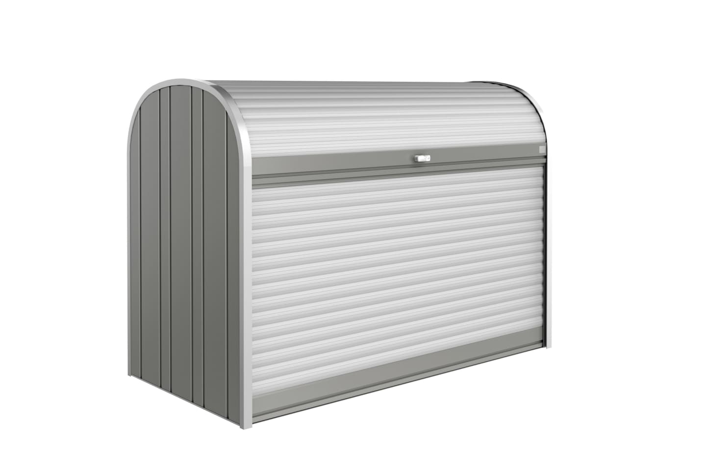 Biohort Gartenschrank 190 190 x 97 cm quarzgrau-metallic zur Aufbewahrung