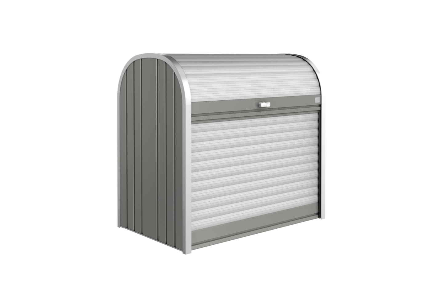 Biohort Gartenschrank 120 117 x 73 cm quarzgrau-metallic zur Aufbewahrung
