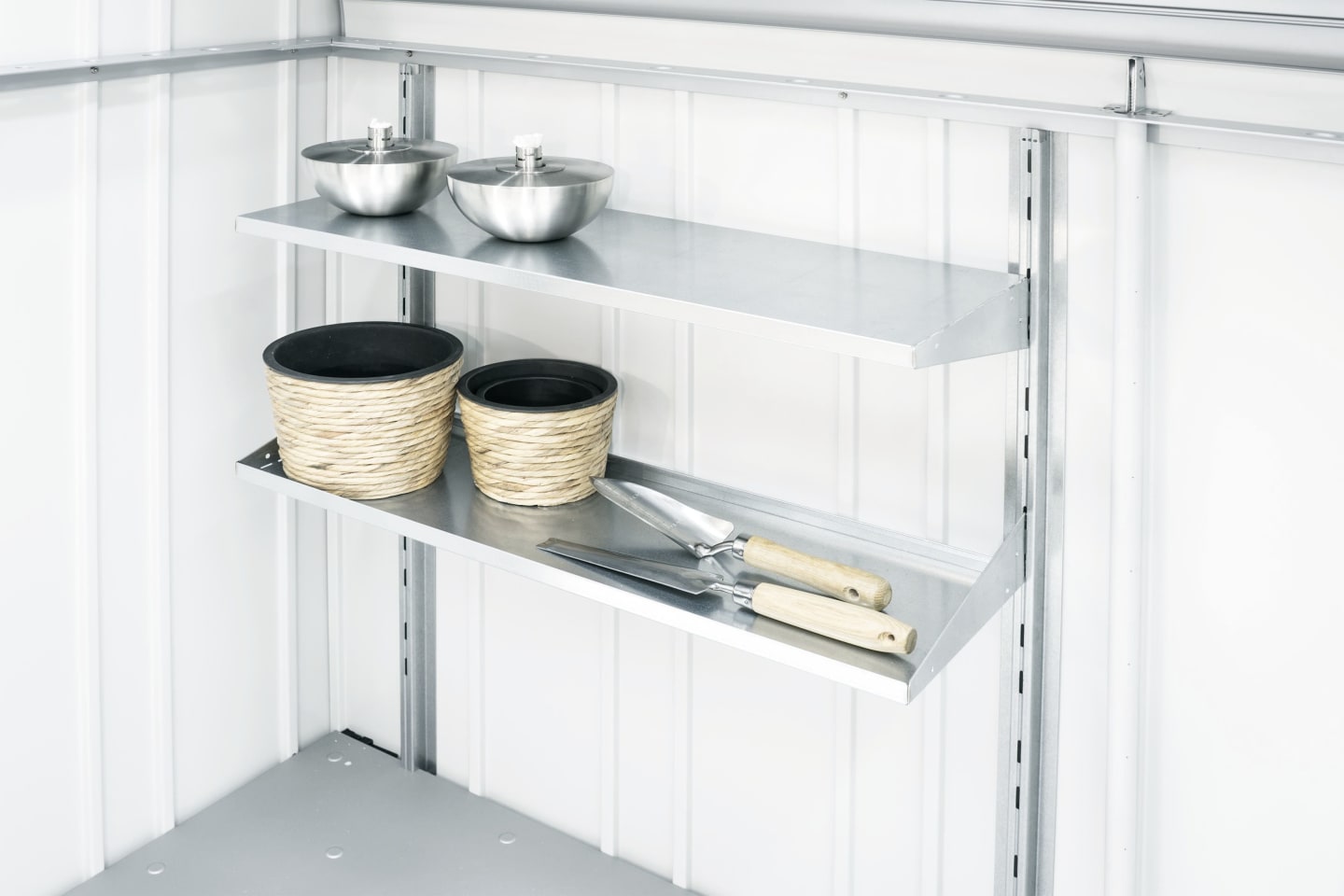 Biohort Regal-Set 72 x 24,5 cm silber Regal