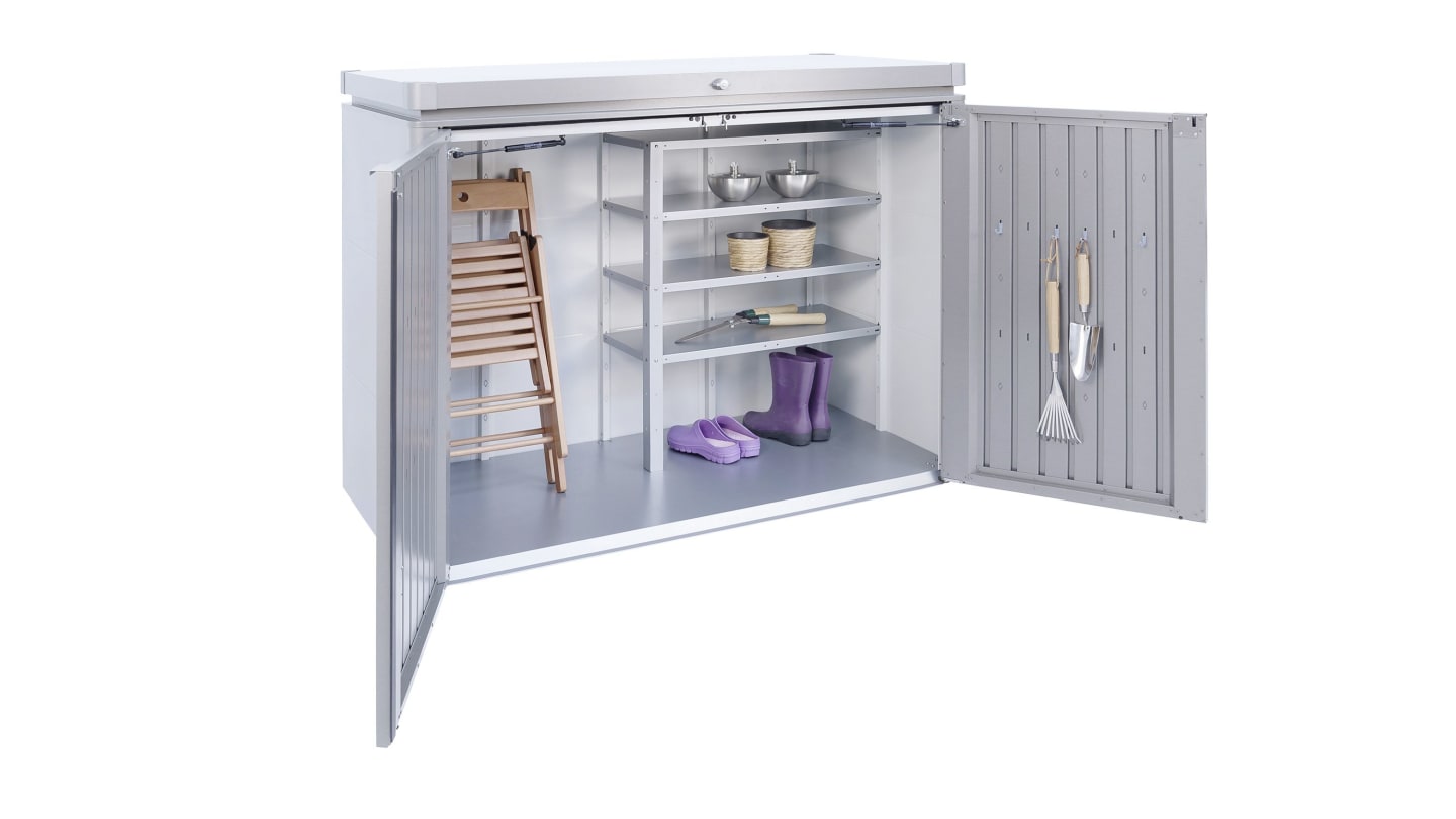 Biohort Zwischenboden für Gartenbox HighBoard 160 78 x 30 cm silber; metallic