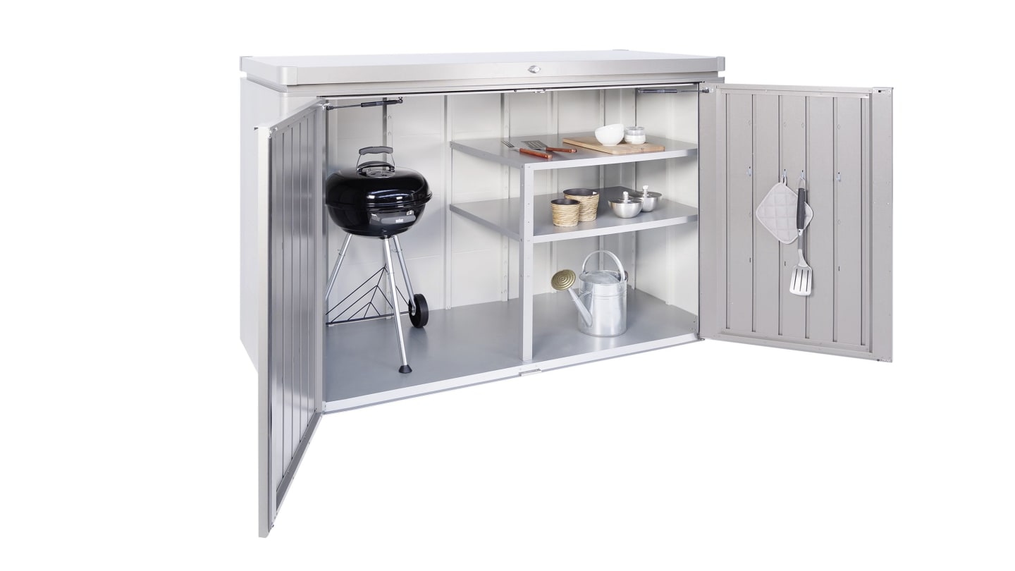 Biohort Zwischenboden für Gartenbox HighBoard 200 97 x 74 cm silber; metallic