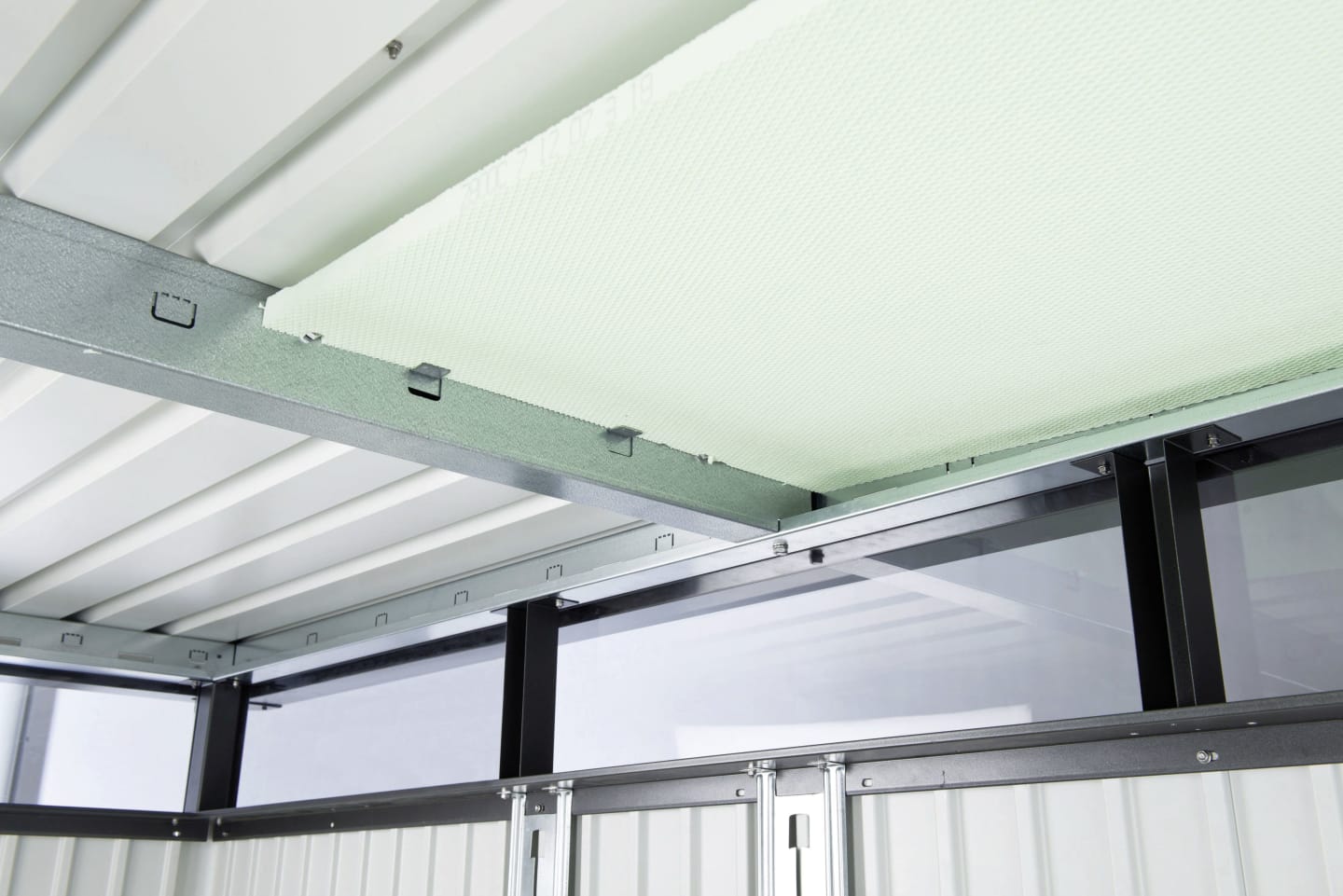 Biohort Gerätehaus HighLine H2 275 x 195 cm quarz-grau; metallic Standardtür